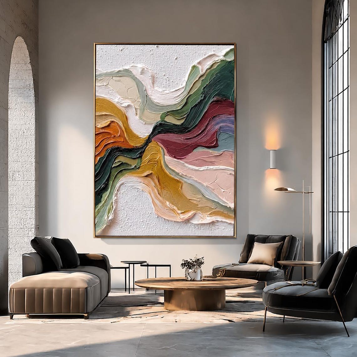 Abstract Wave Wall Art – 2