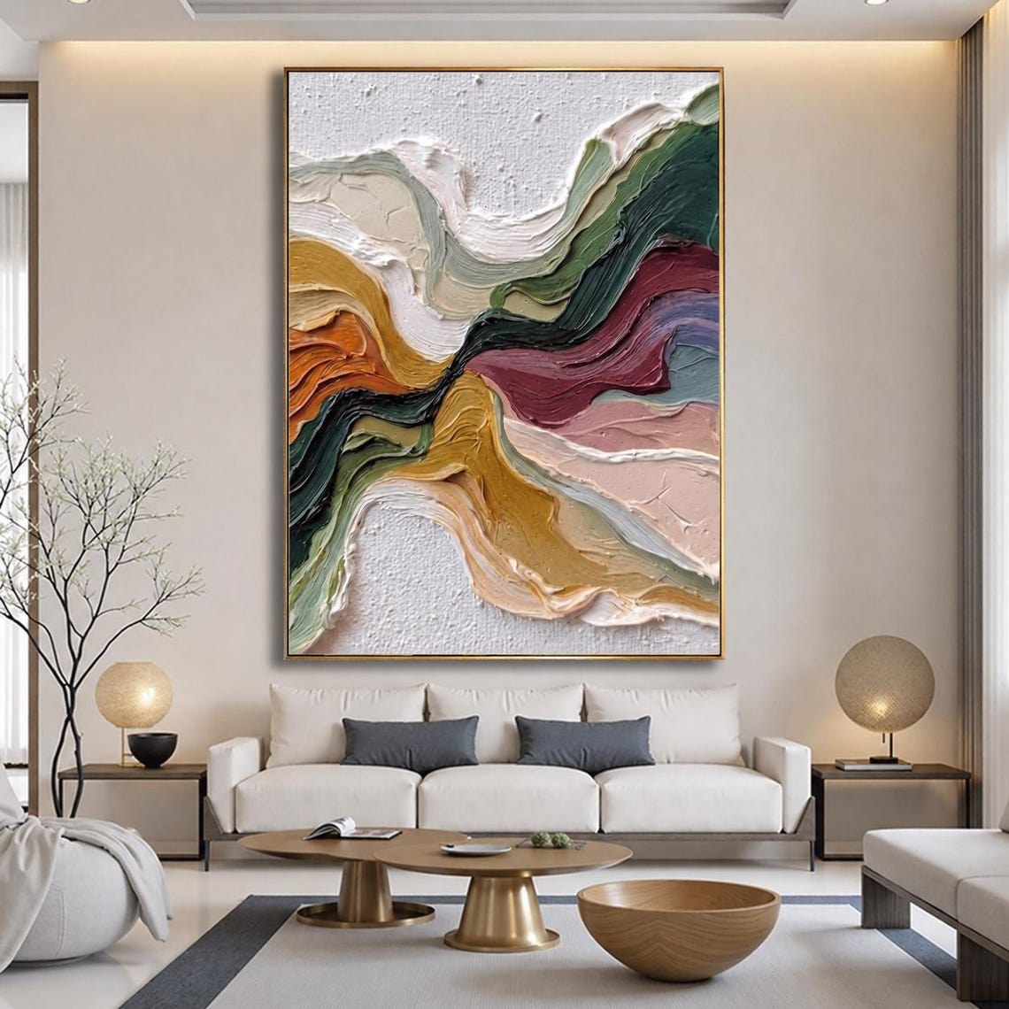 Abstract Wave Wall Art – 4