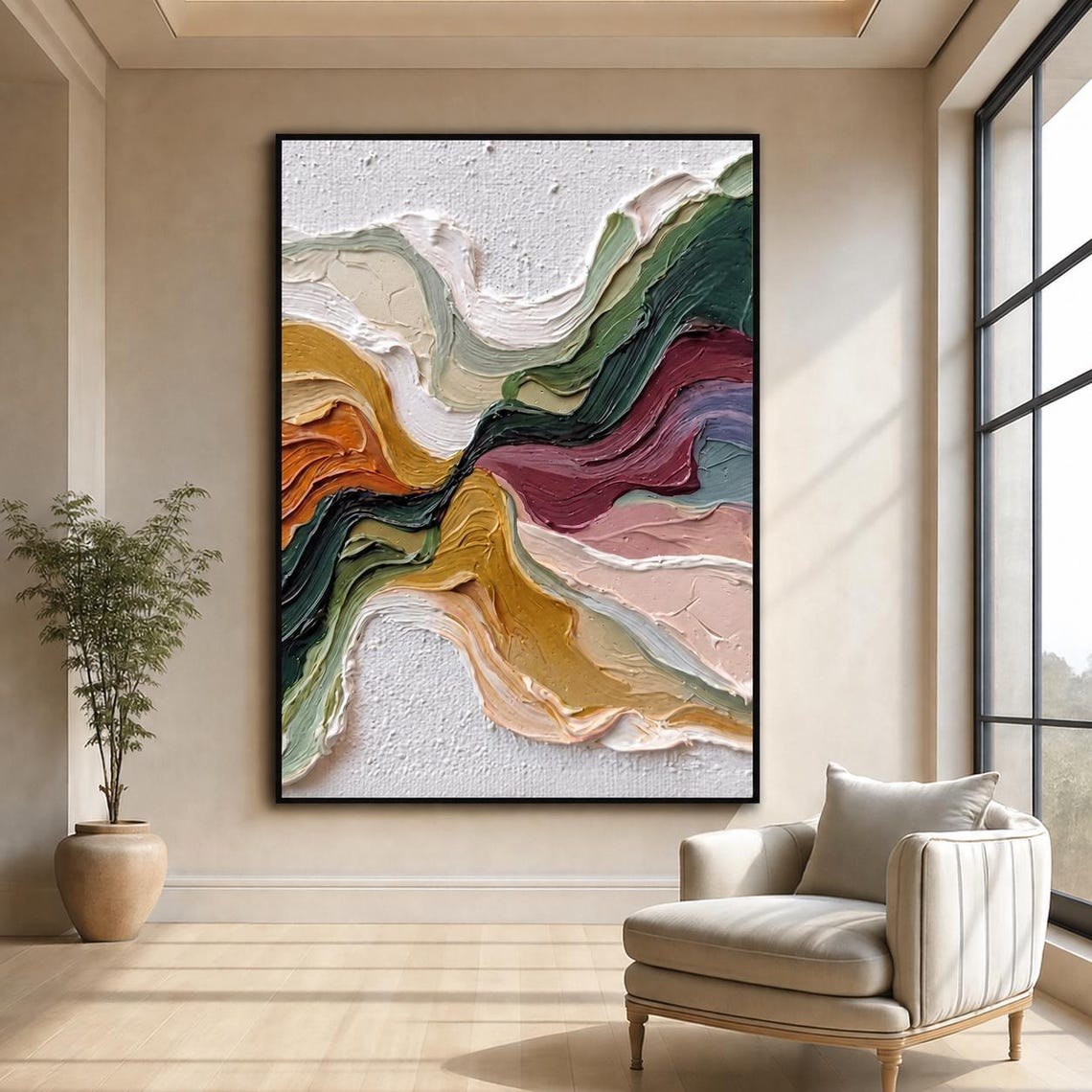 Abstract Wave Wall Art – 6