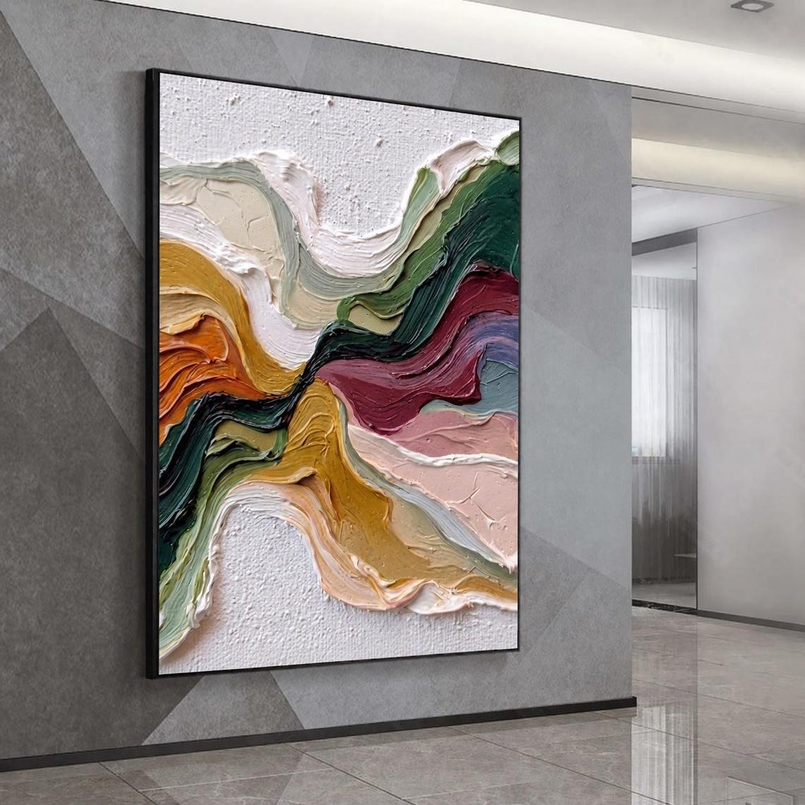 Abstract Wave Wall Art – 7