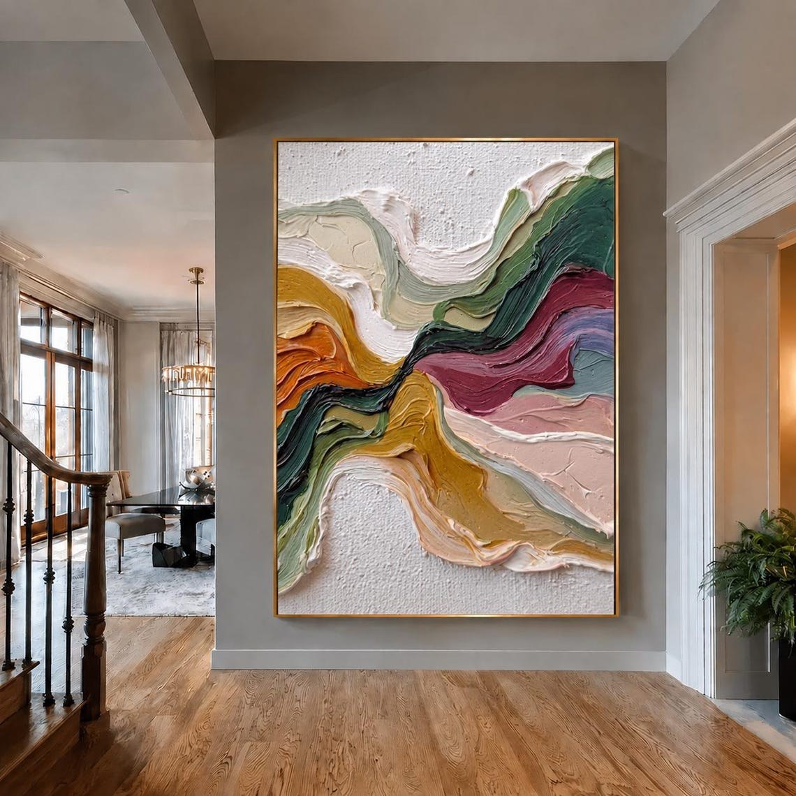 Abstract Wave Wall Art – 9