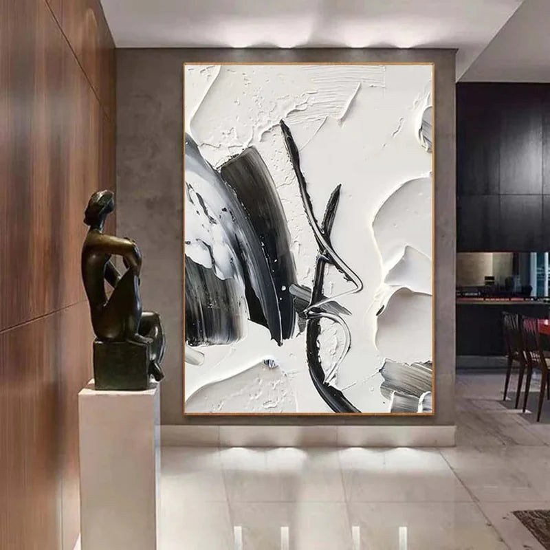 Black & White Abstract Wall Art – 6