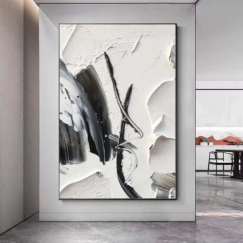 Black & White Abstract Wall Art – 7