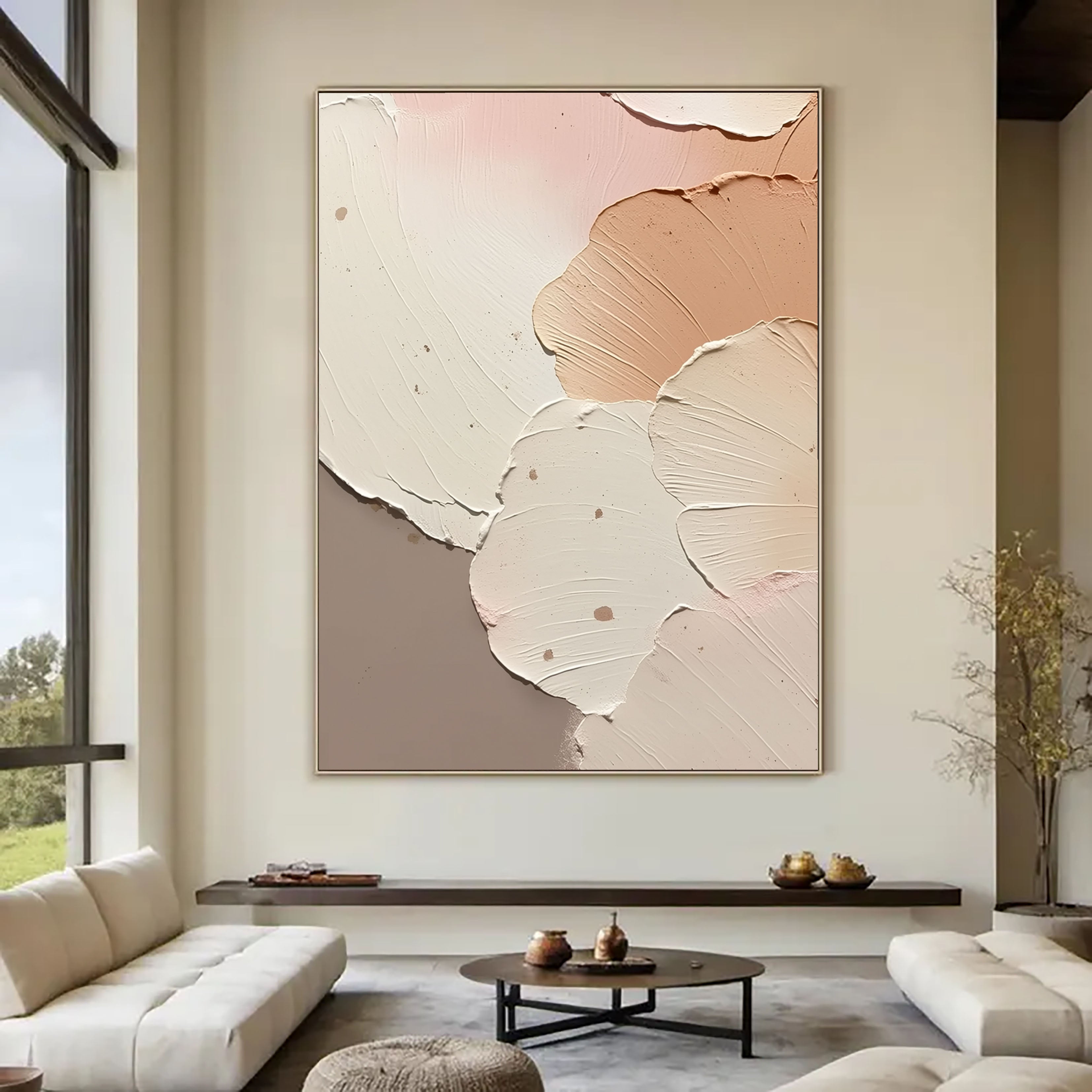 Blush Neutral Petal Relief