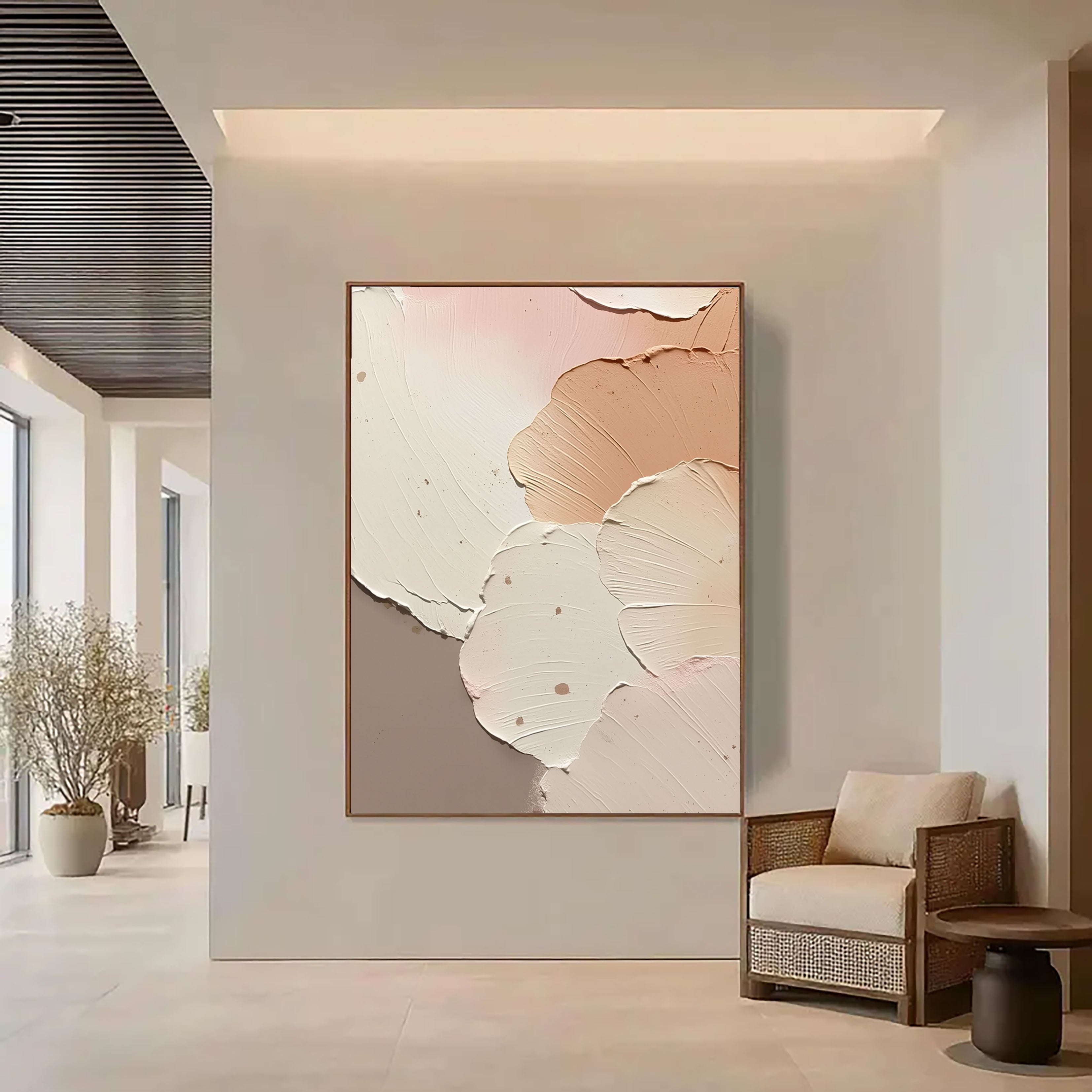 Blush Neutral Petal Relief – 3