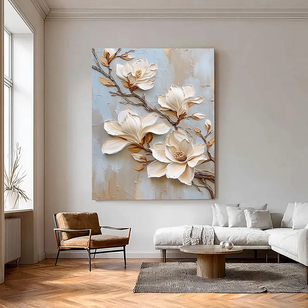 Cream Magnolia Blooms – 2
