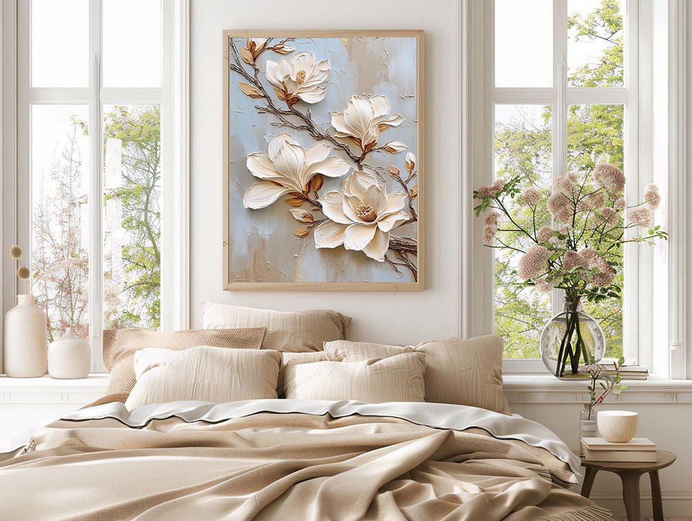 Cream Magnolia Blooms – 4