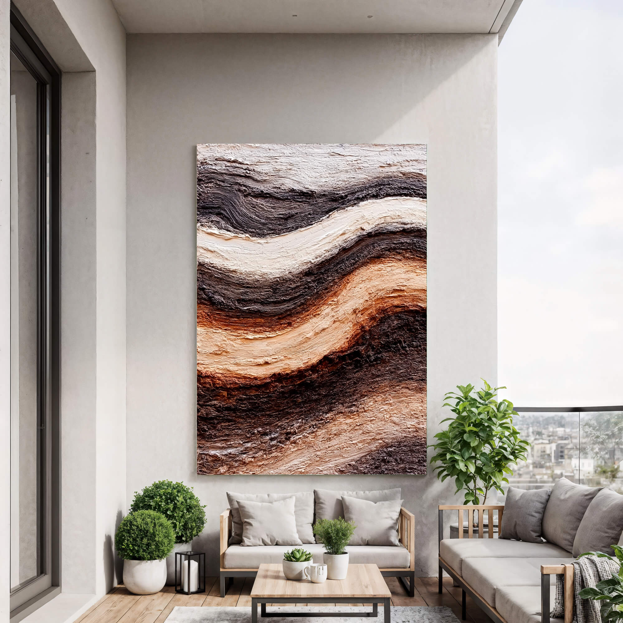 Earthy Wave Layers – 4