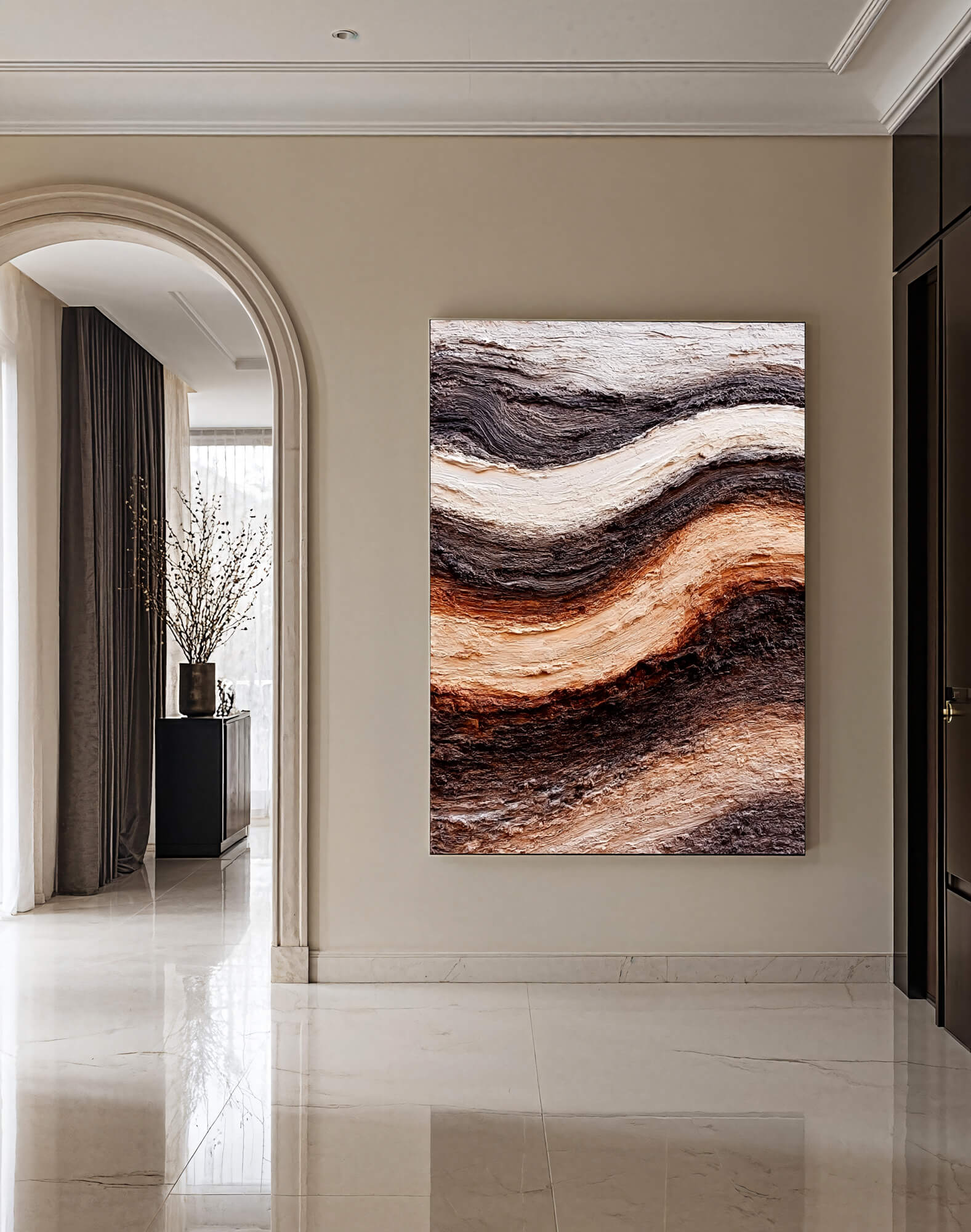 Earthy Wave Layers – 5