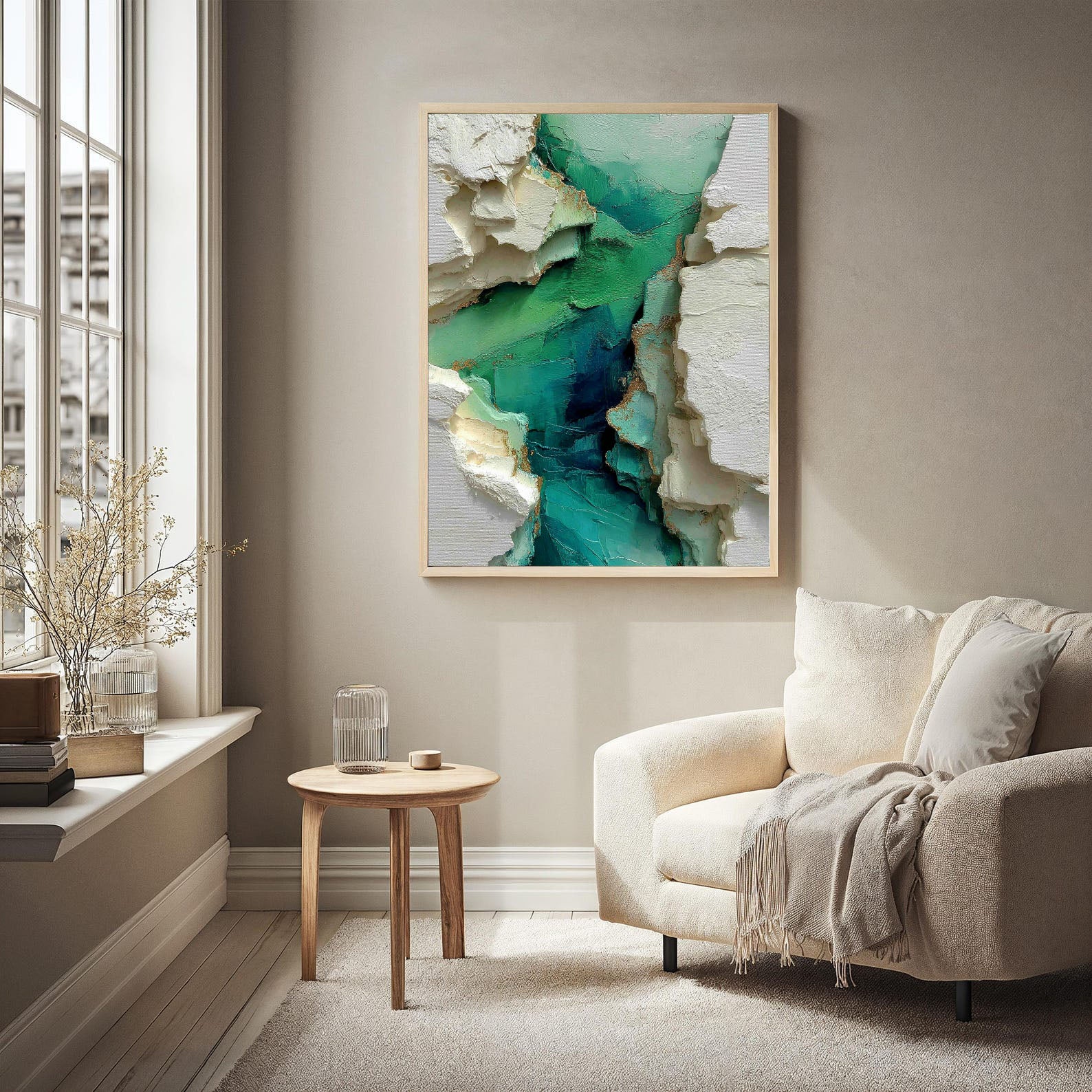 Emerald Fractured Strata – 3