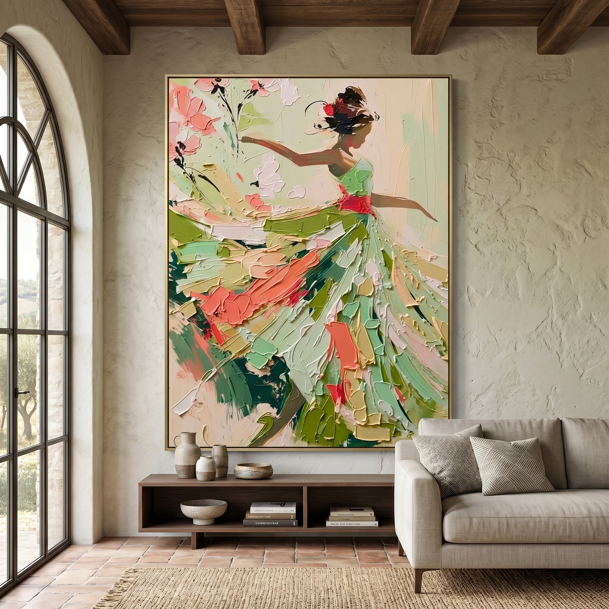 Floral Dancer in Motion