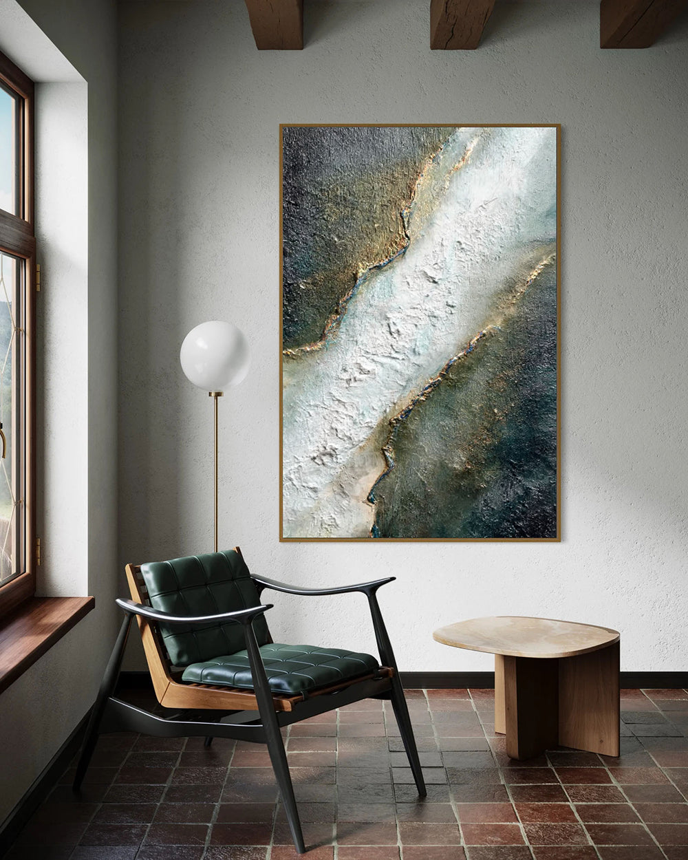 Gilded Cracked Flow – 2