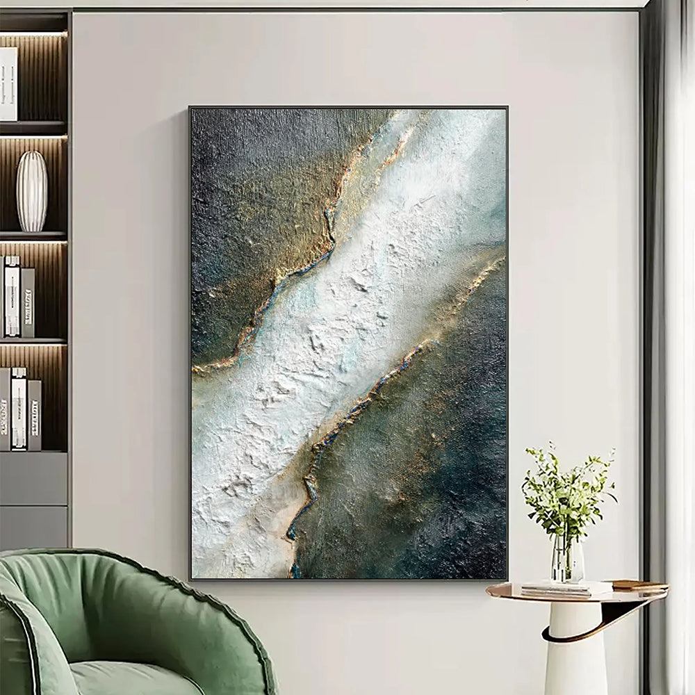 Gilded Cracked Flow – 4