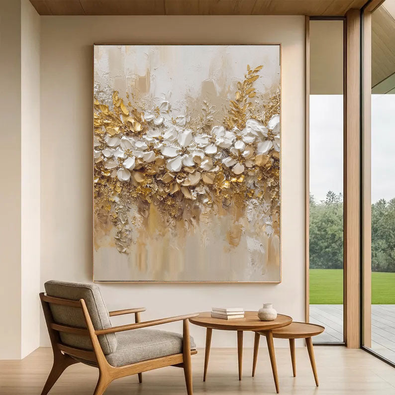 Gilded Floral Relief – 2