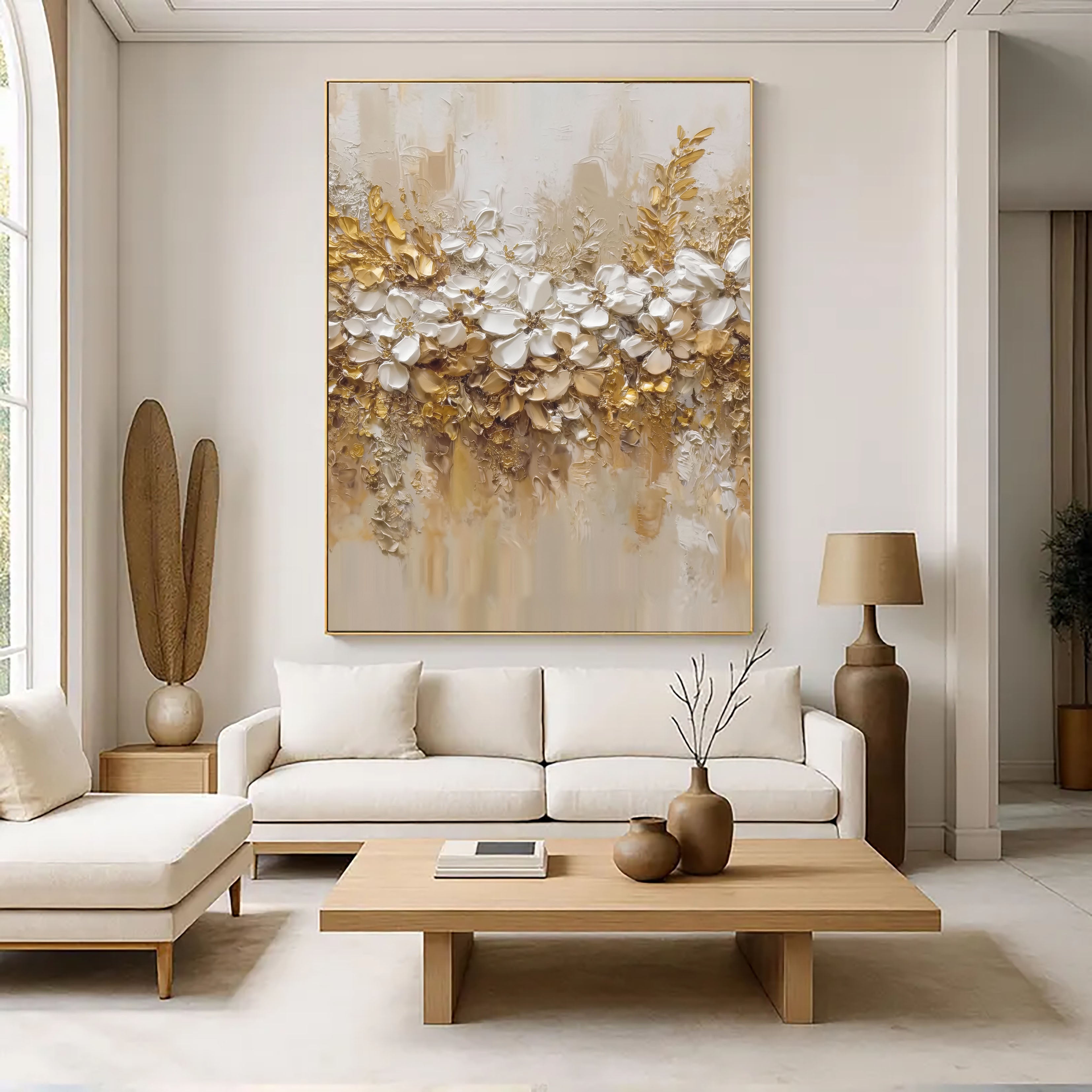 Gilded Floral Relief – 4
