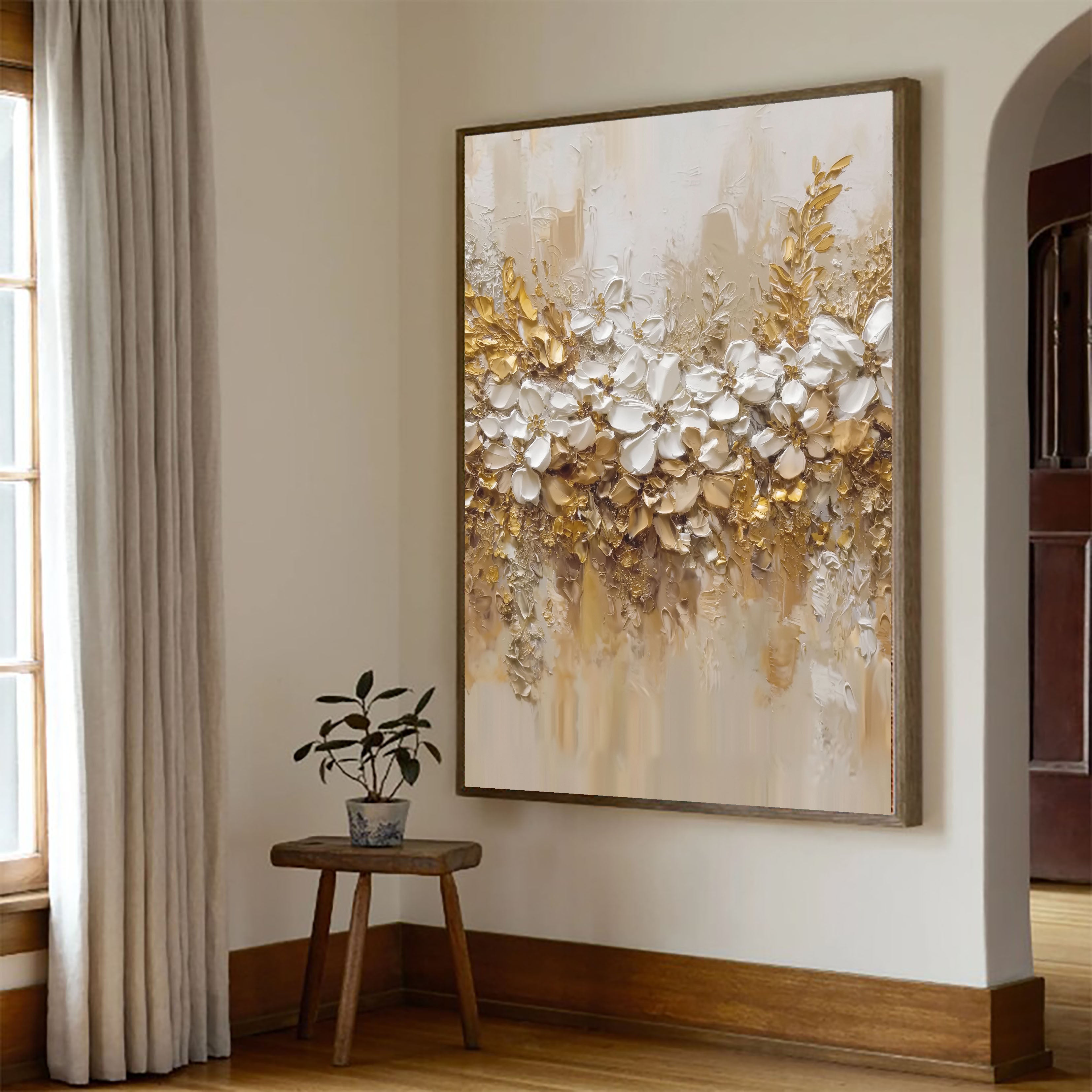 Gilded Floral Relief – 5