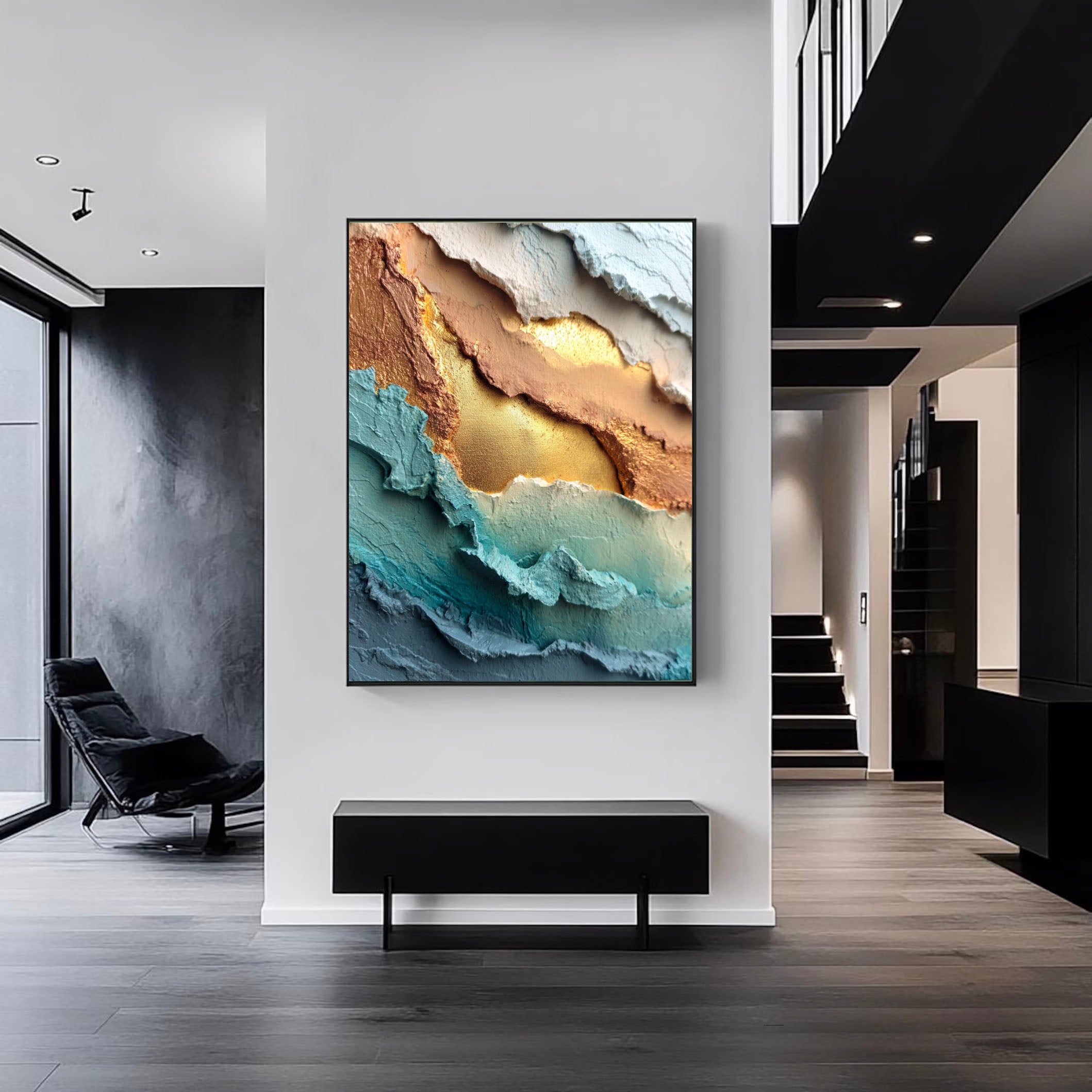 Gilded Layered Strata – 3