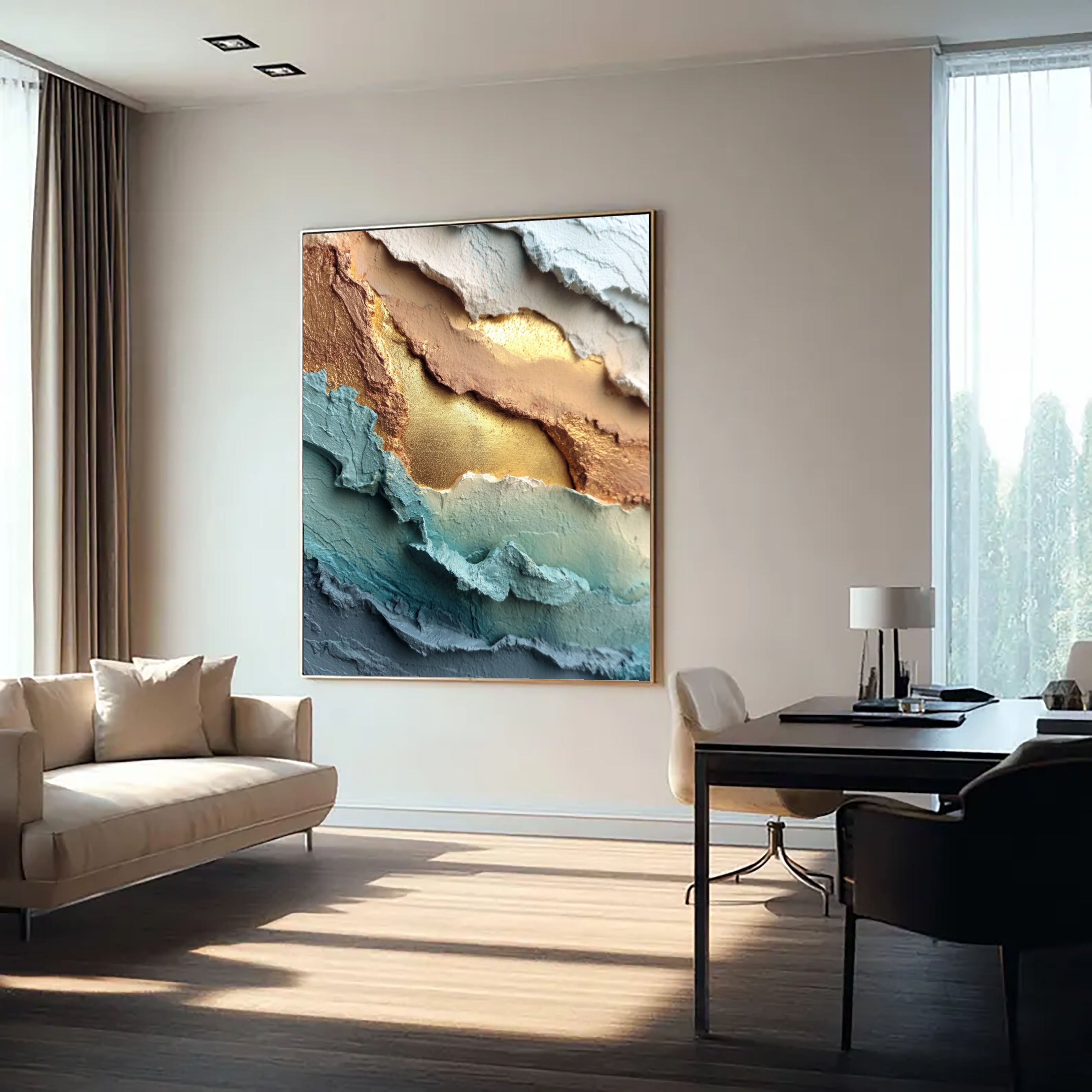 Gilded Layered Strata – 8