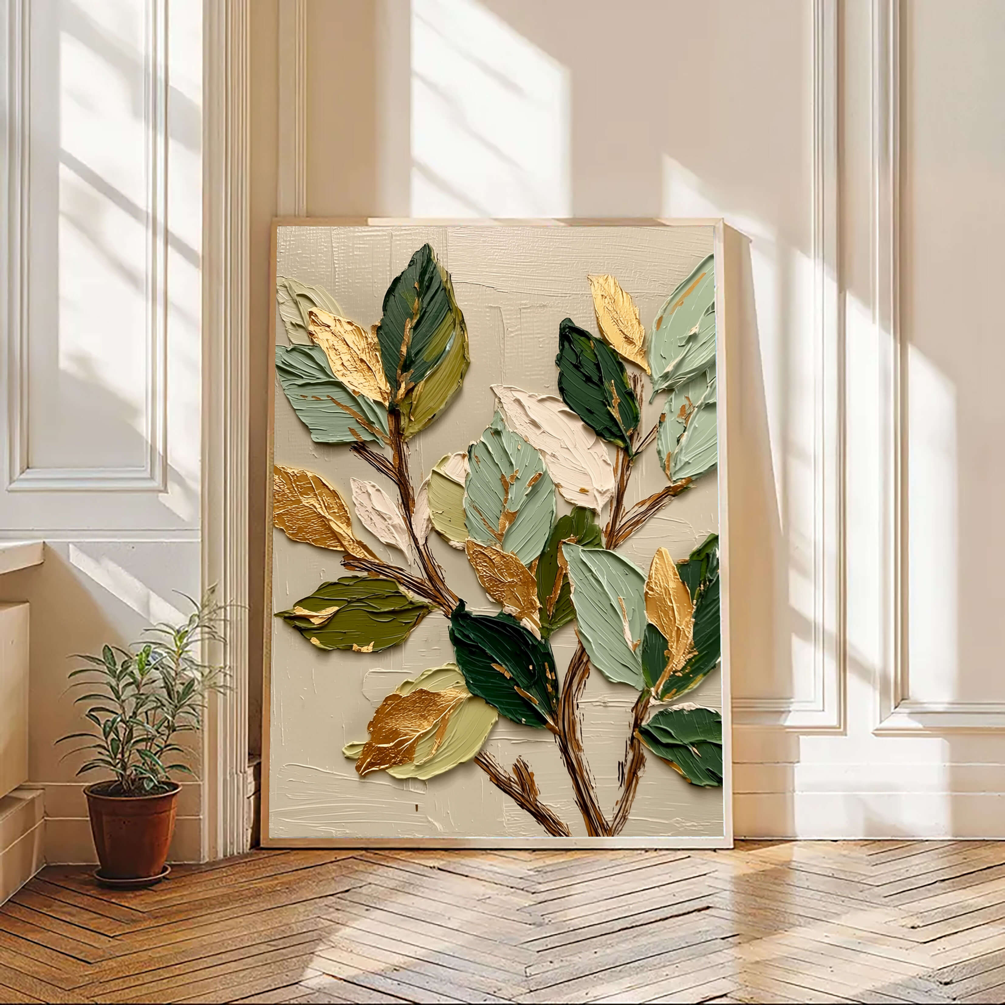Gilded Leaf Cluster – 2