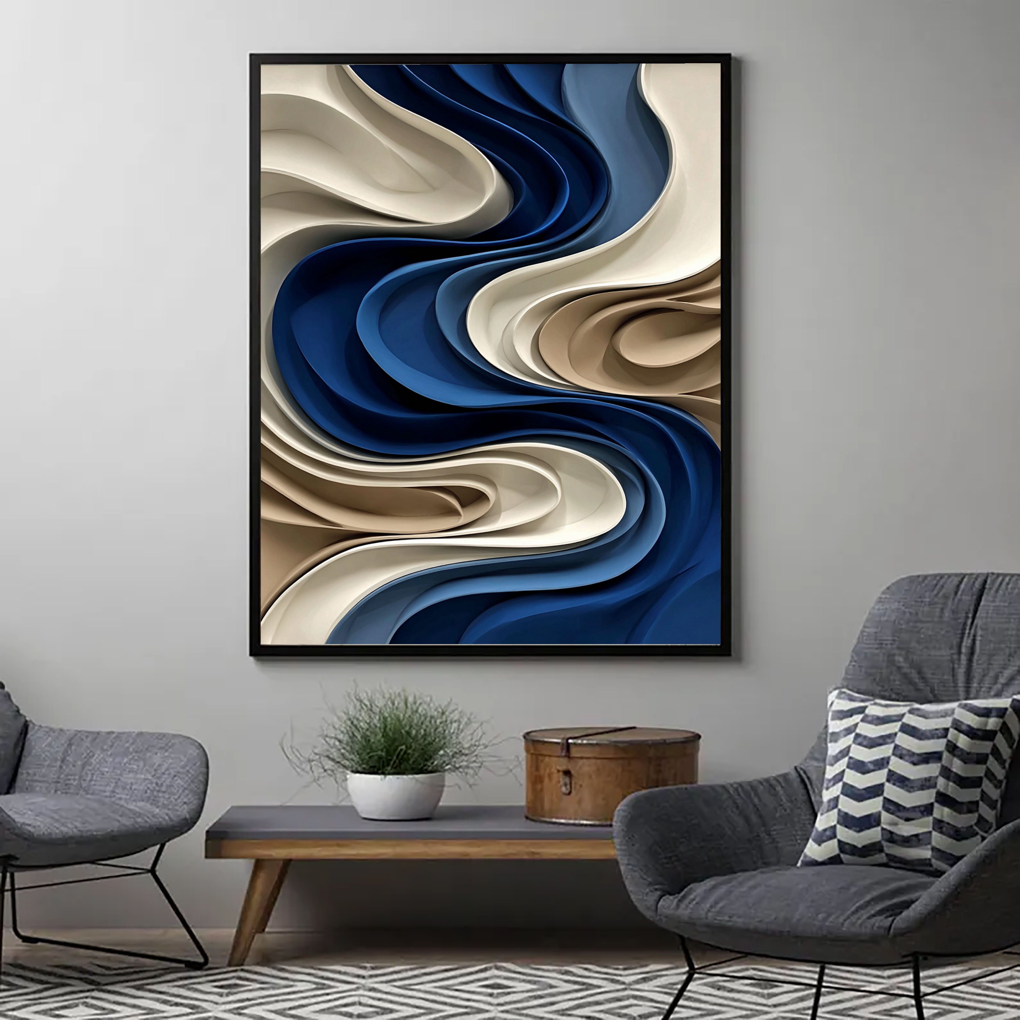 Indigo Wave Relief – 2