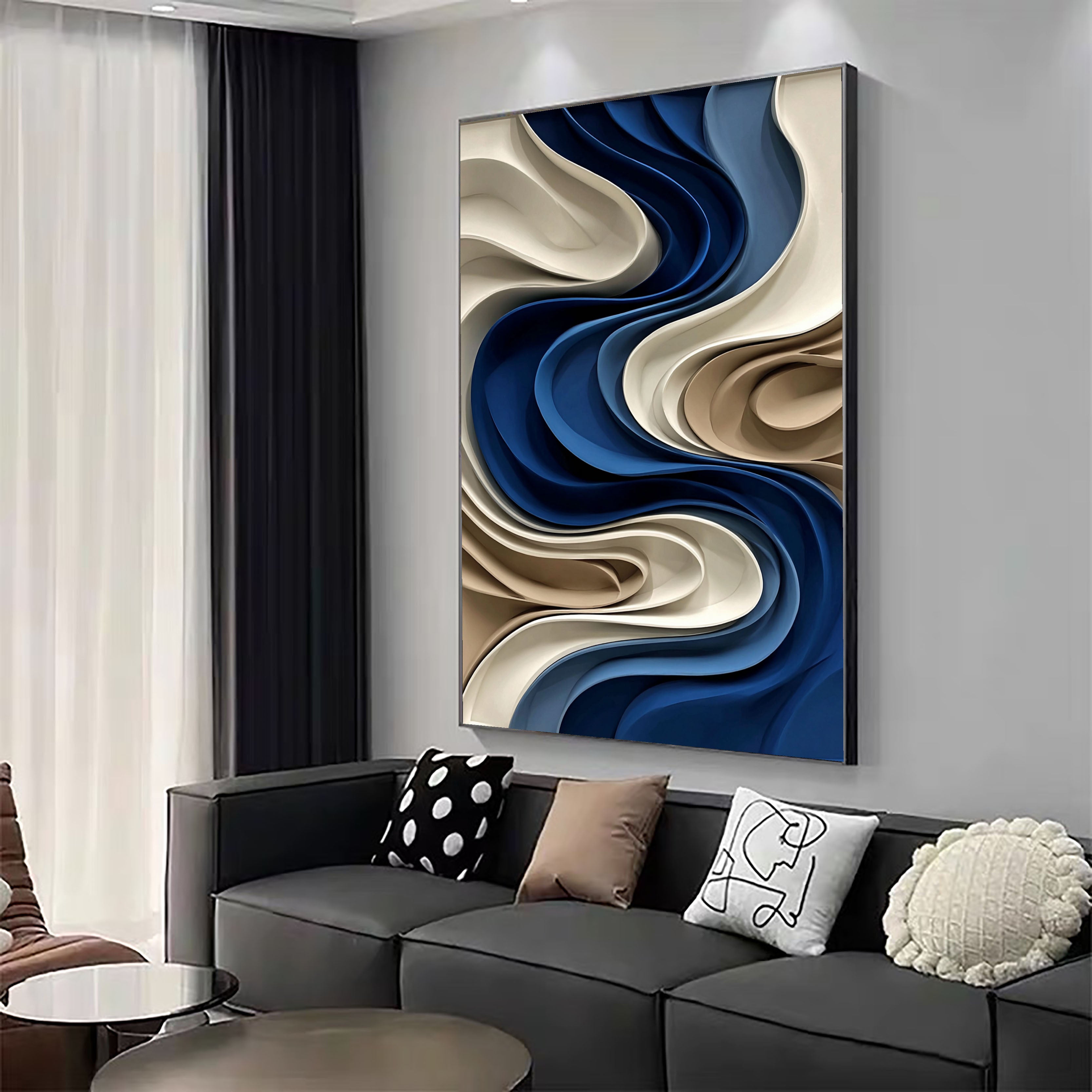Indigo Wave Relief – 4