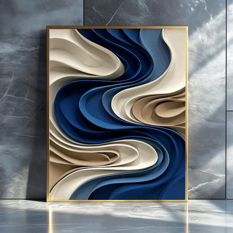 Indigo Wave Relief – 5
