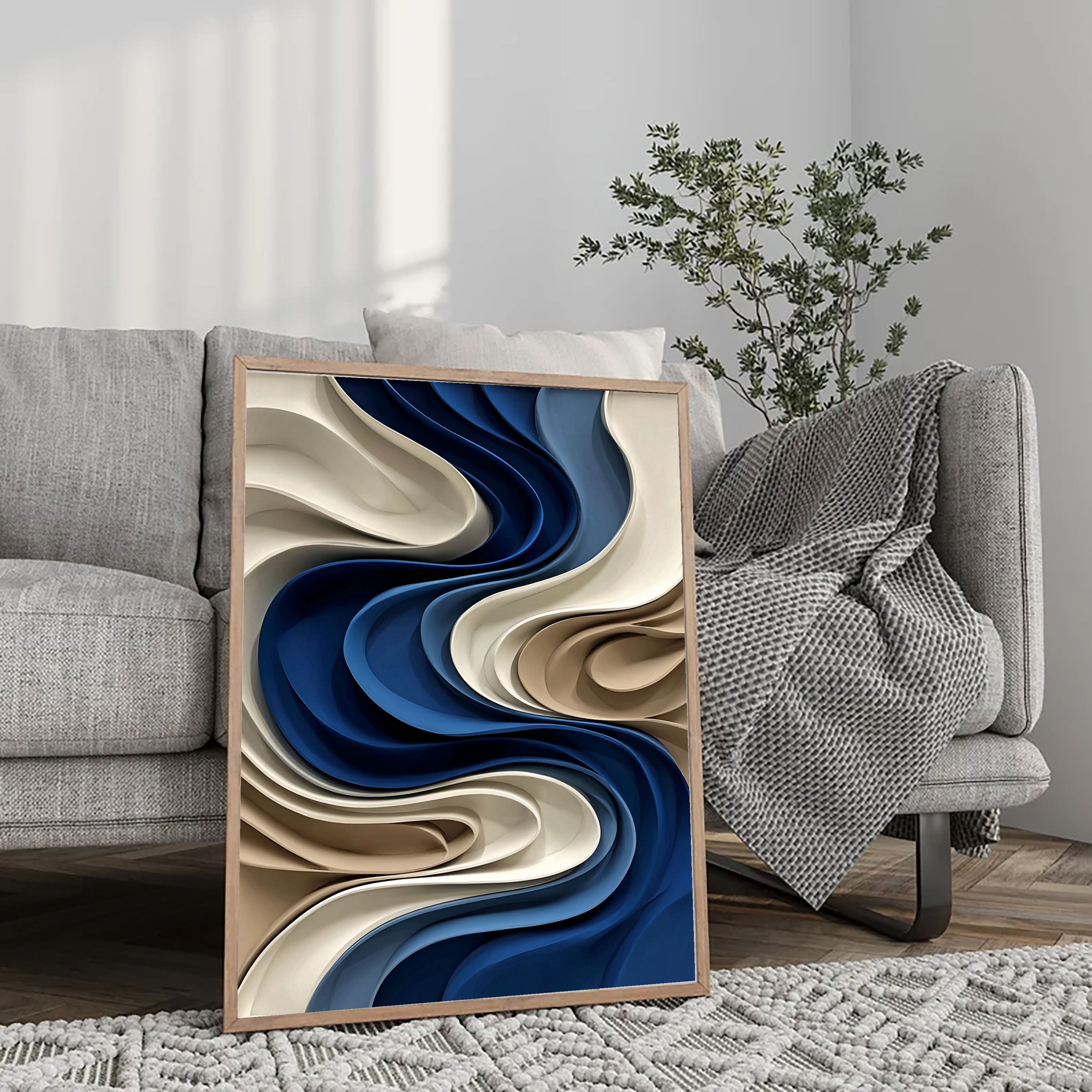 Indigo Wave Relief – 6