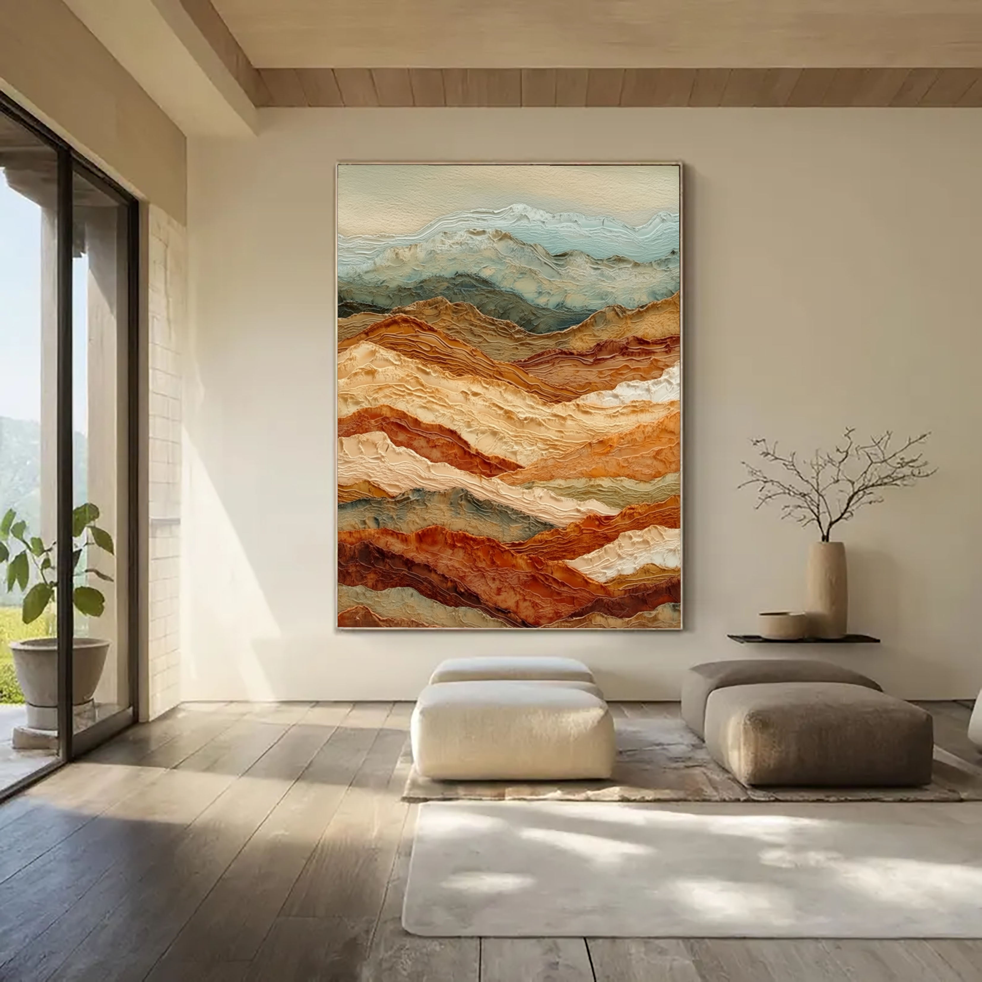 Layered Mountain Relief