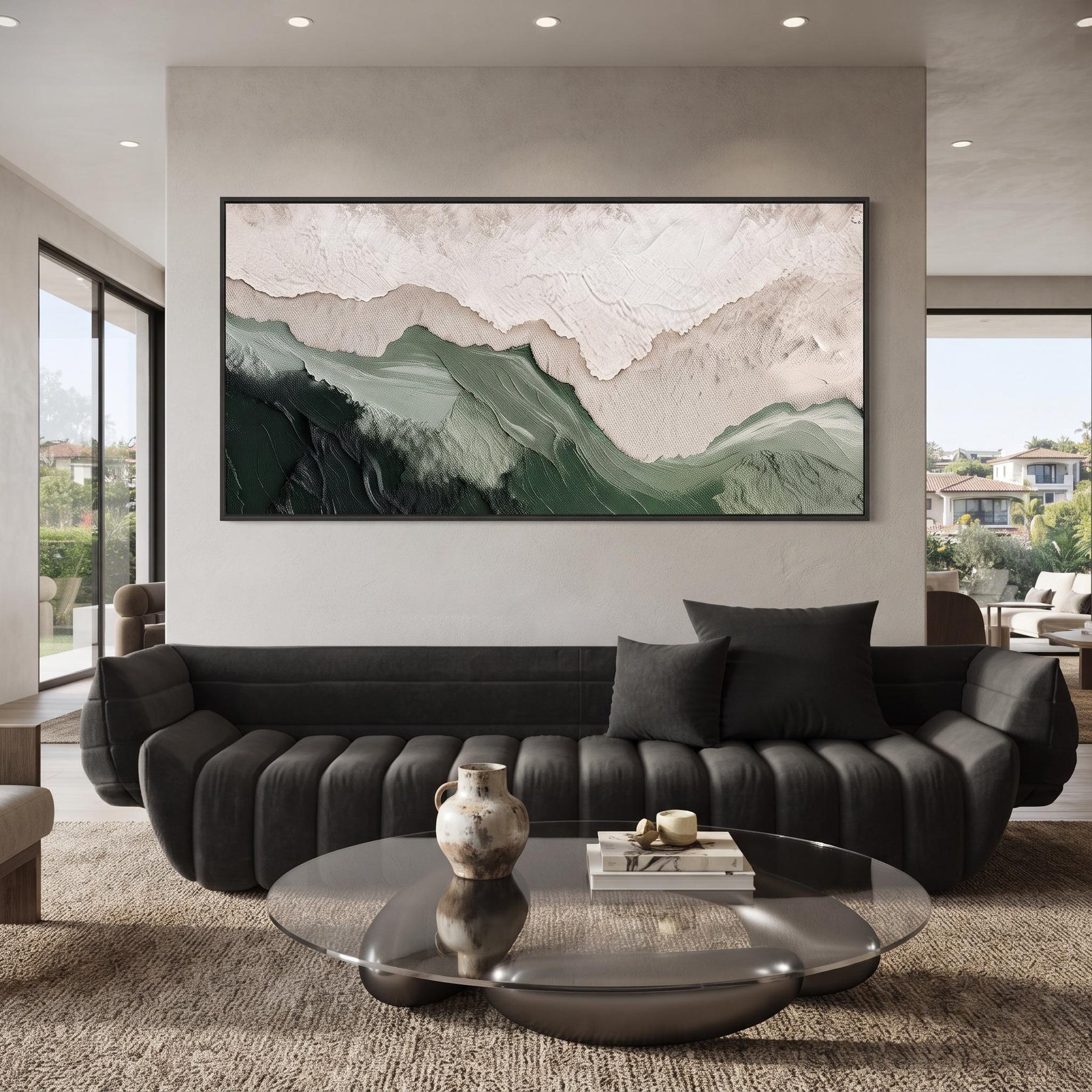 Layered Mountain Wall Art
