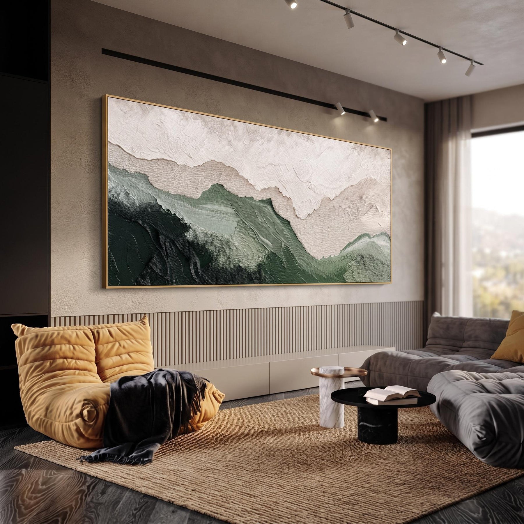 Layered Mountain Wall Art – 2