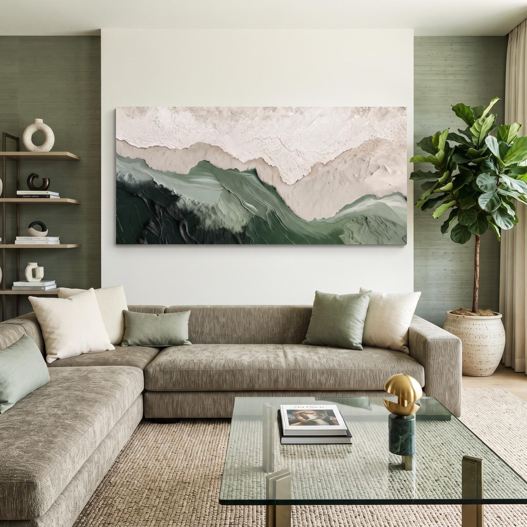 Layered Mountain Wall Art – 5