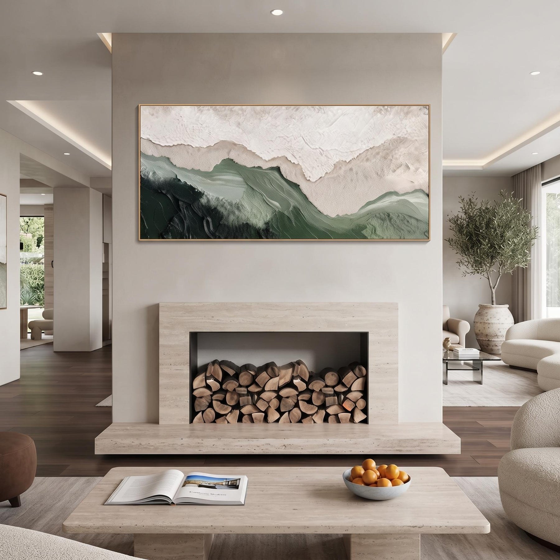 Layered Mountain Wall Art – 8