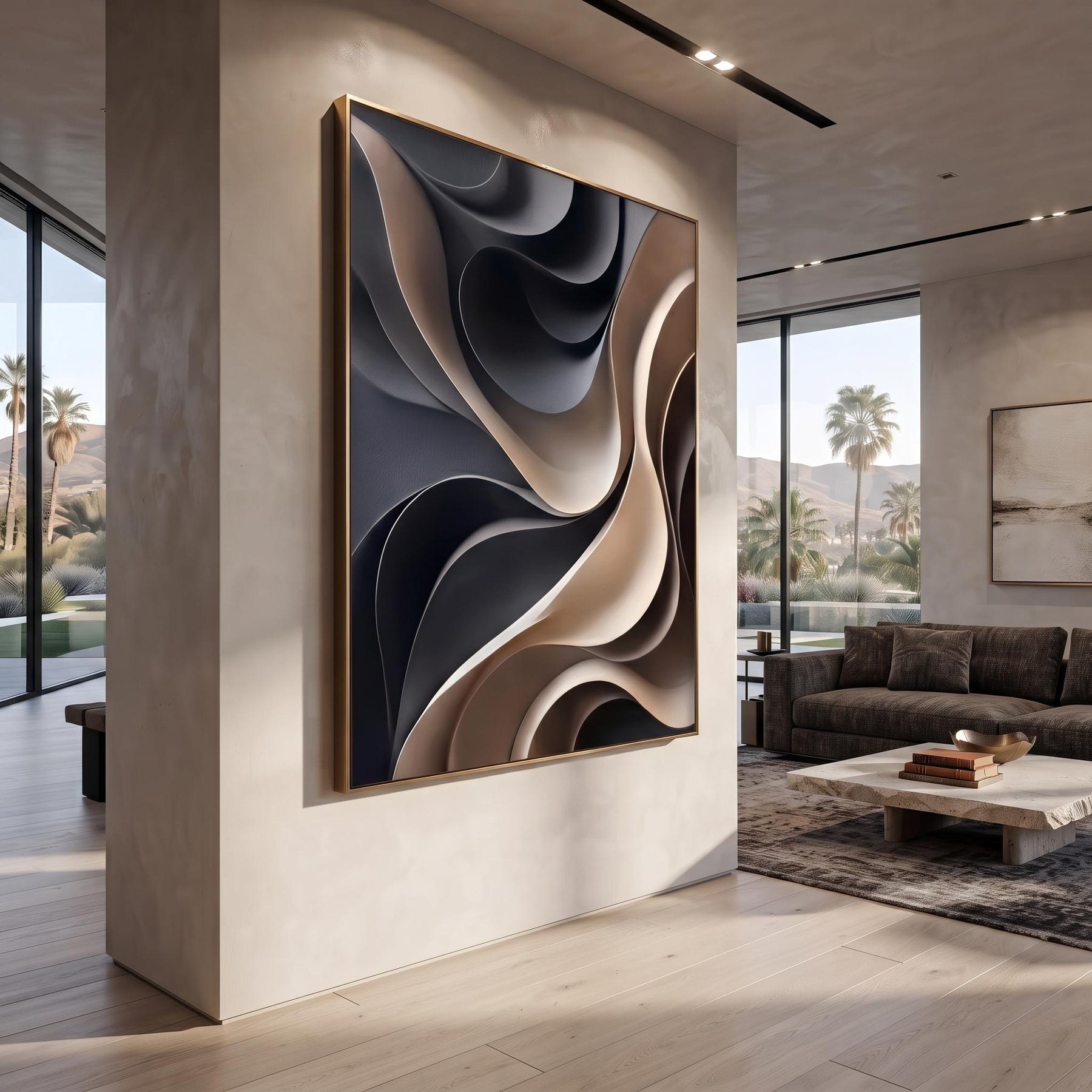 Layered Wave Wall Art – 4