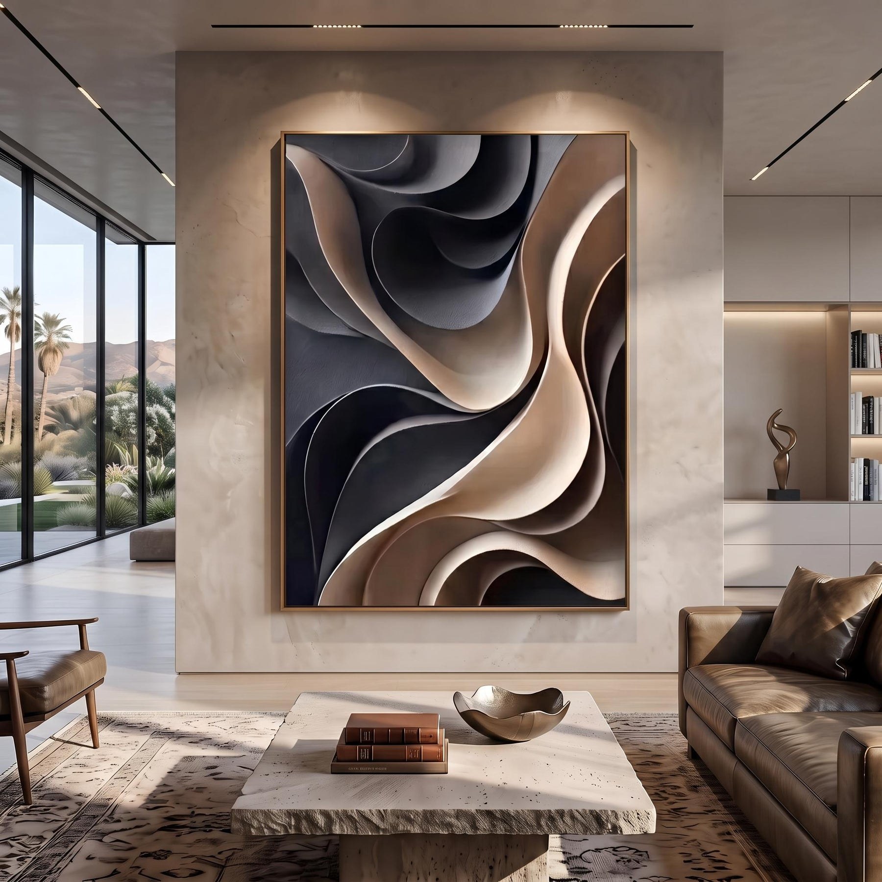 Layered Wave Wall Art – 5