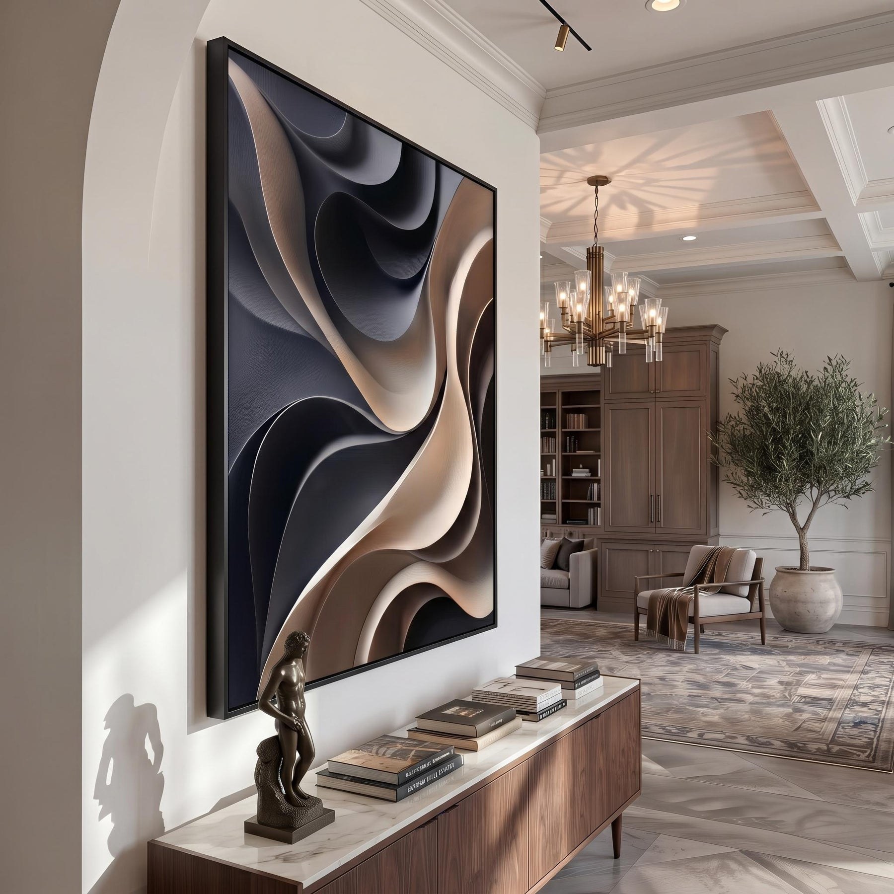 Layered Wave Wall Art – 6