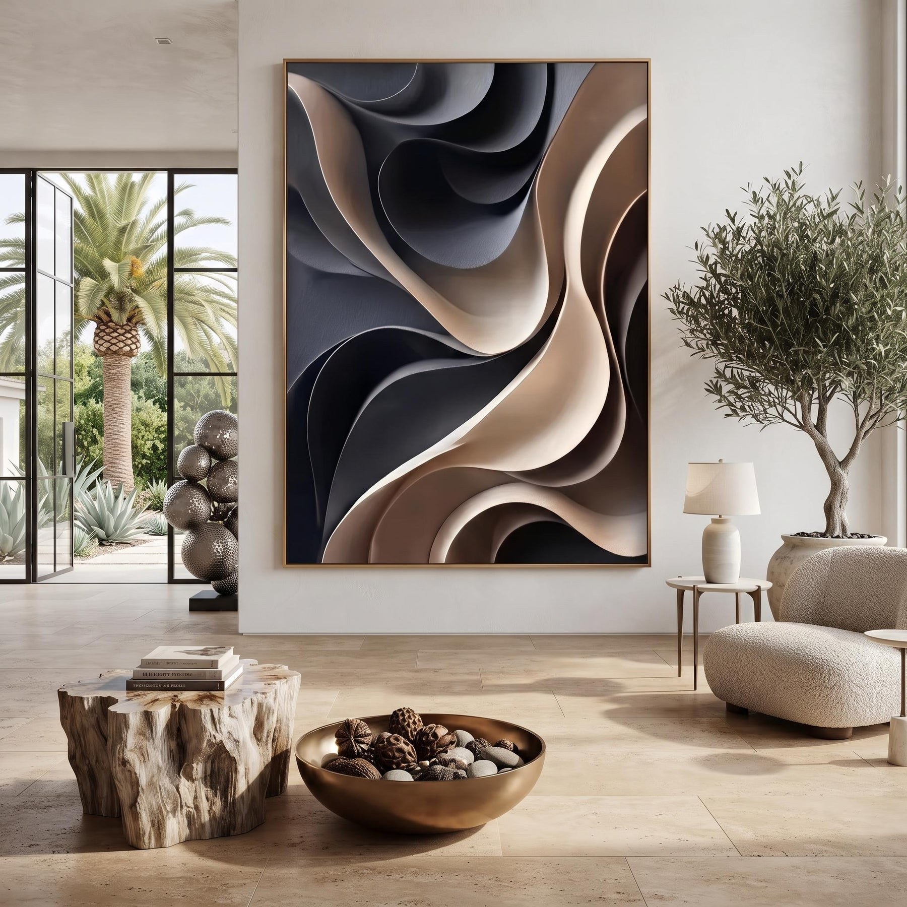 Layered Wave Wall Art – 8
