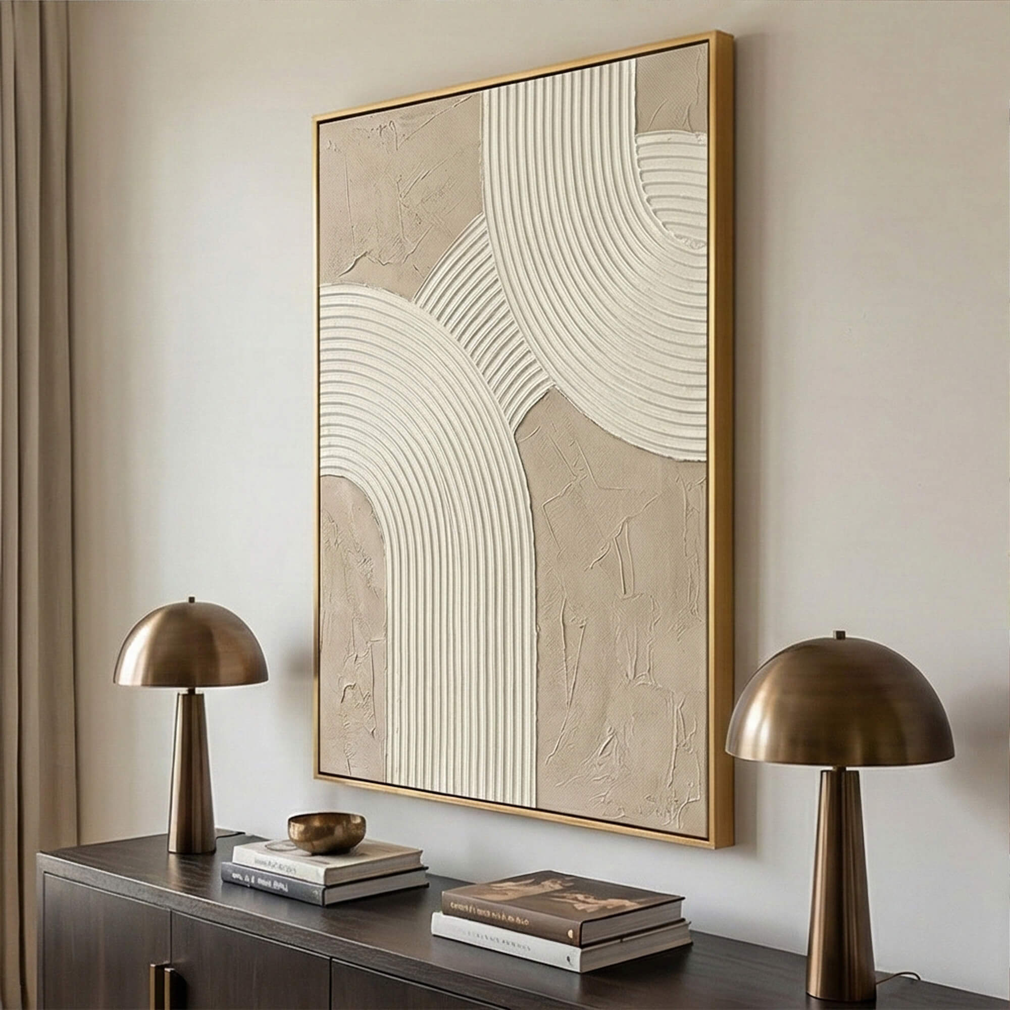 Linen Gold Arcs – 2