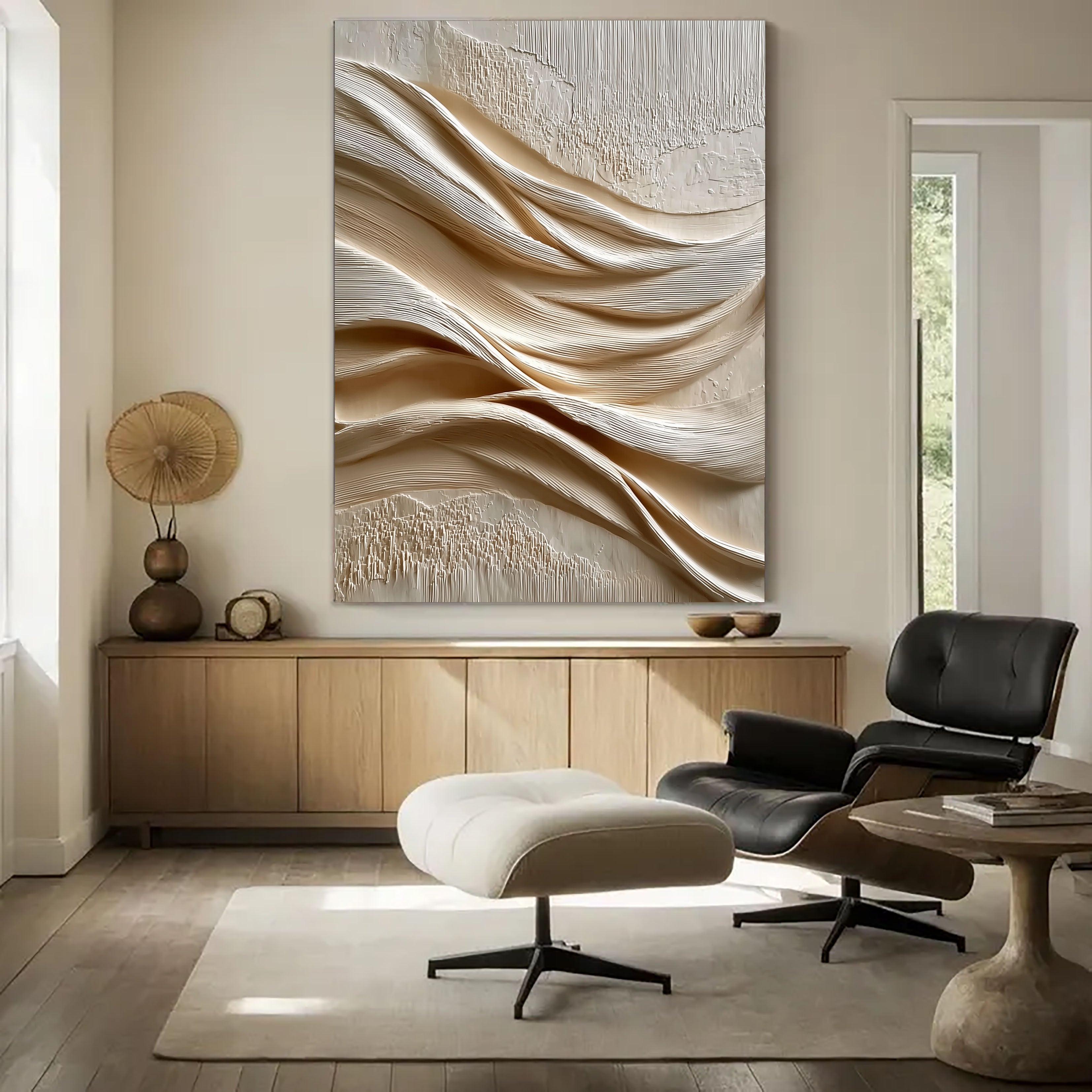 Linen Wave Relief – 4