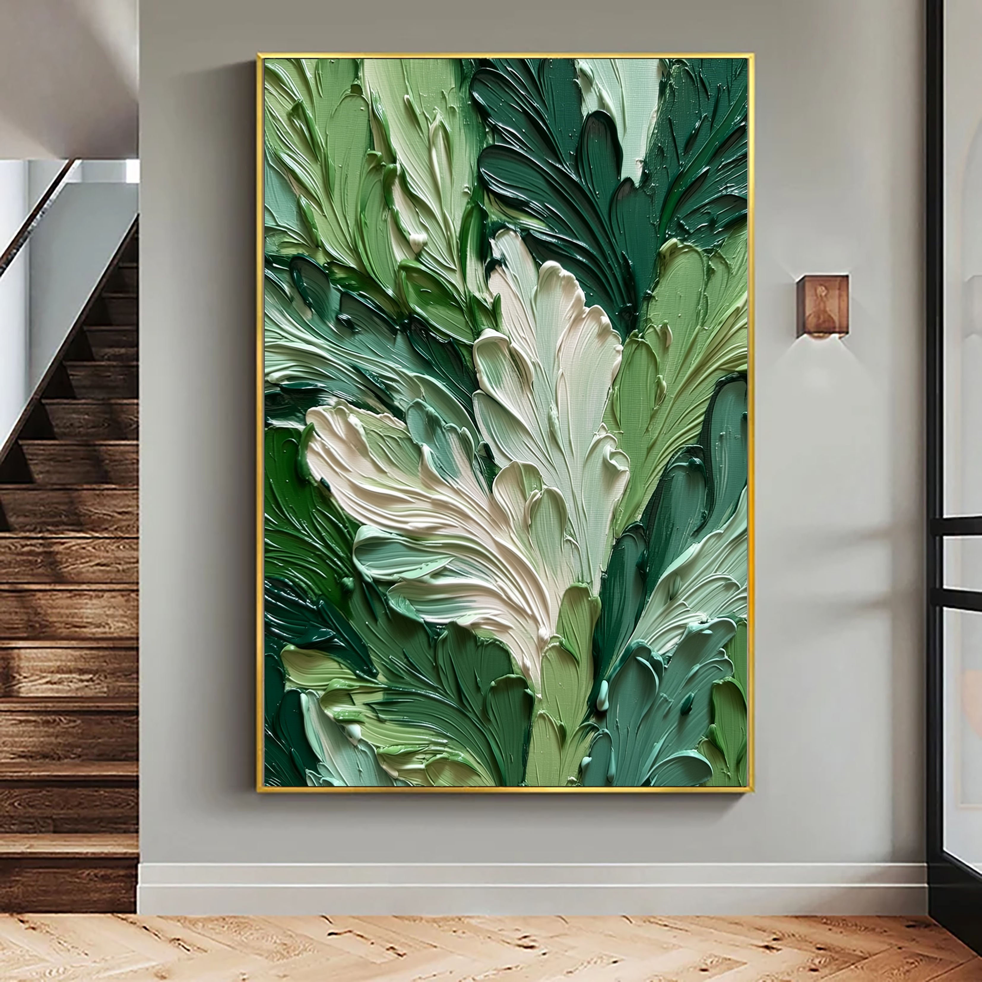 Lush Green Leaf Relief