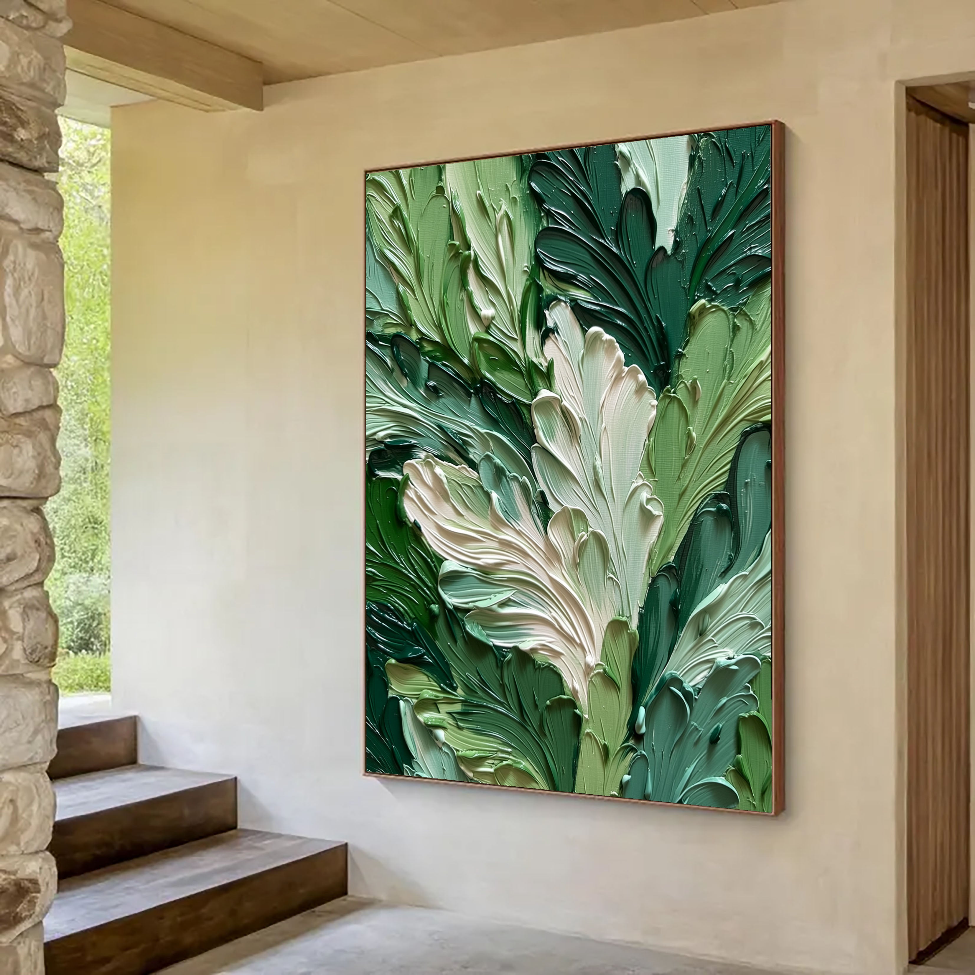 Lush Green Leaf Relief – 2