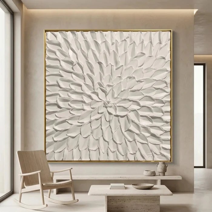 Minimalist Floral Texture Wall Art