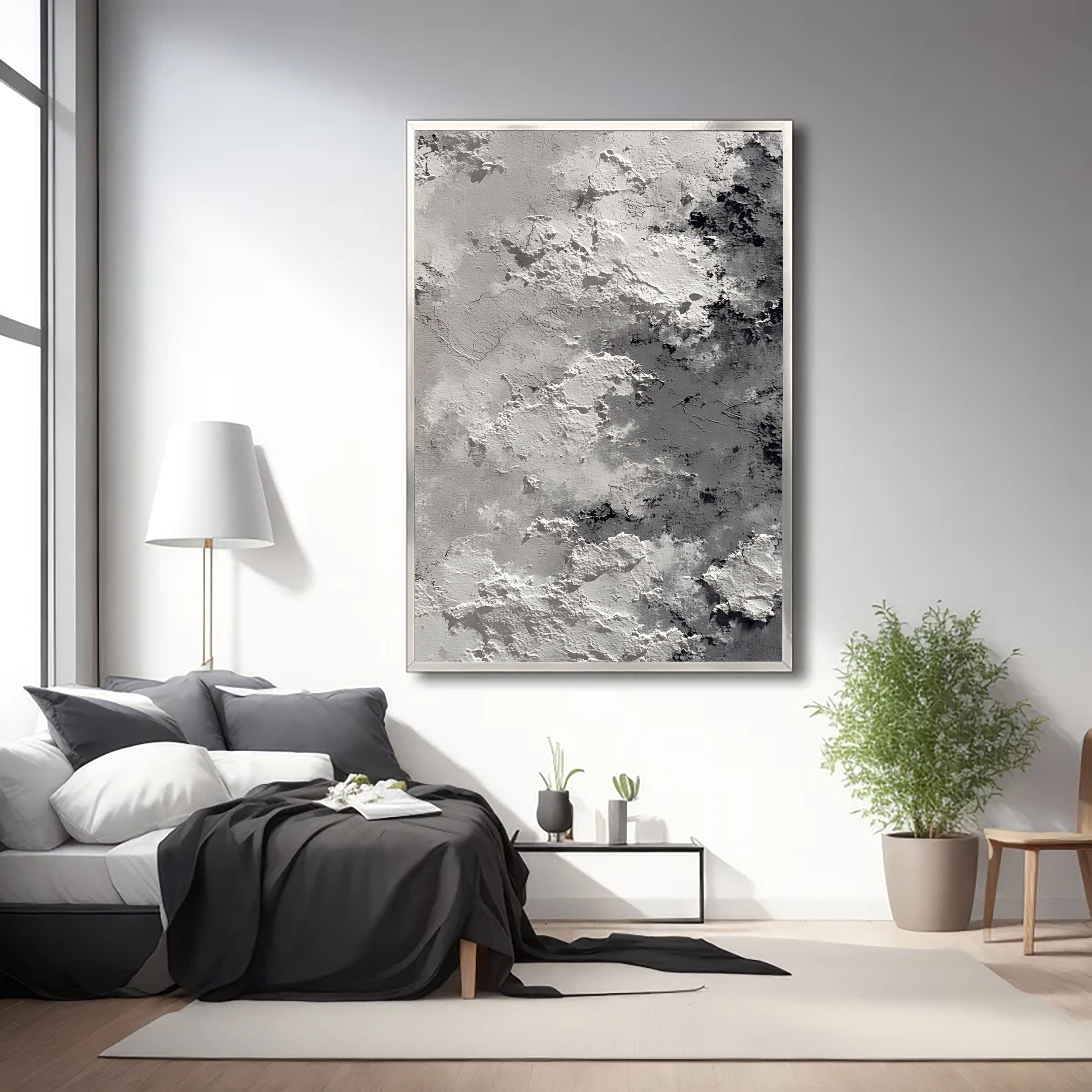 Monochrome Cloud Relief