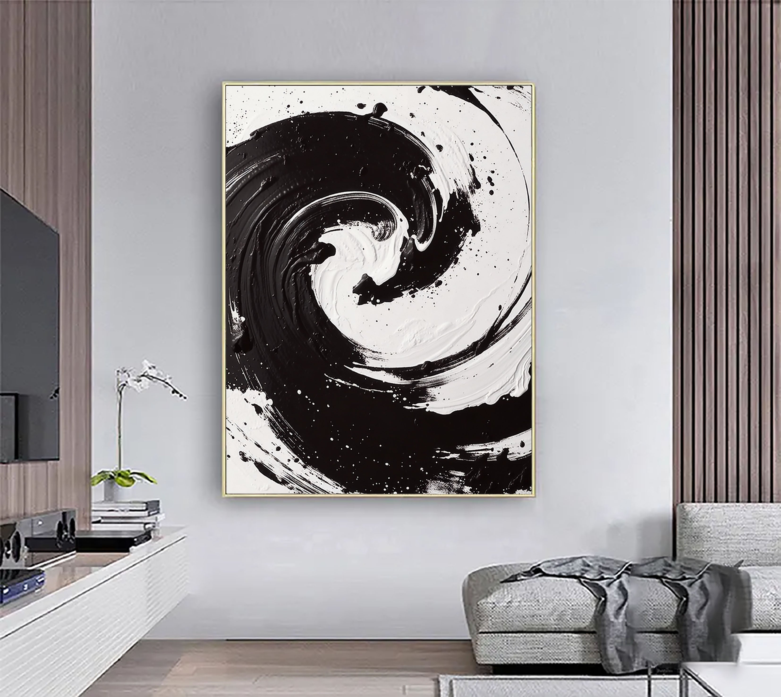 Monochrome Swirl Motion