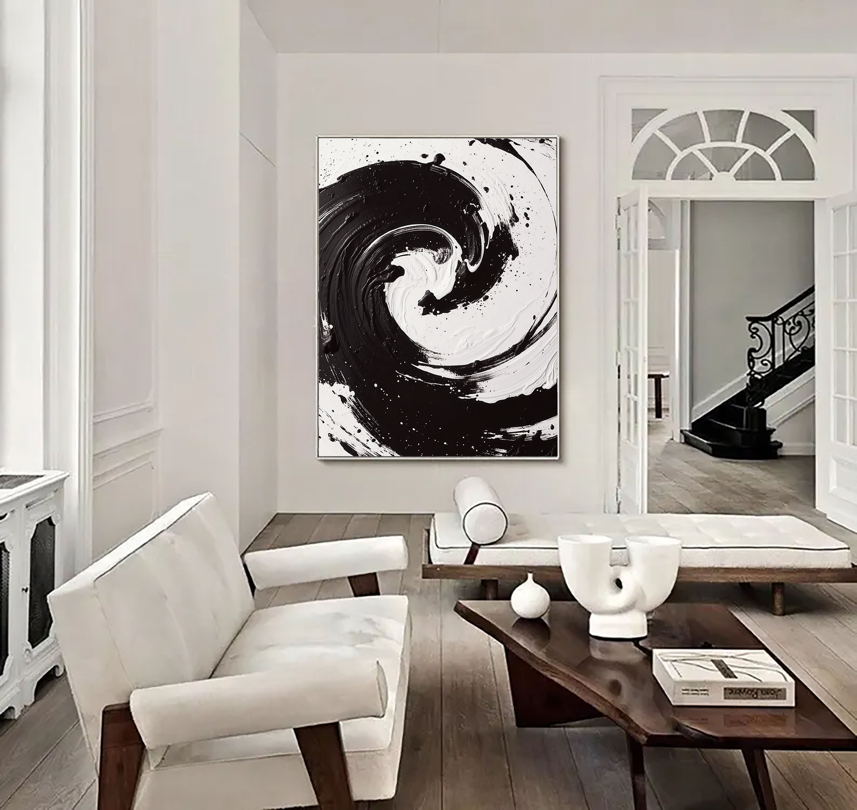 Monochrome Swirl Motion – 2