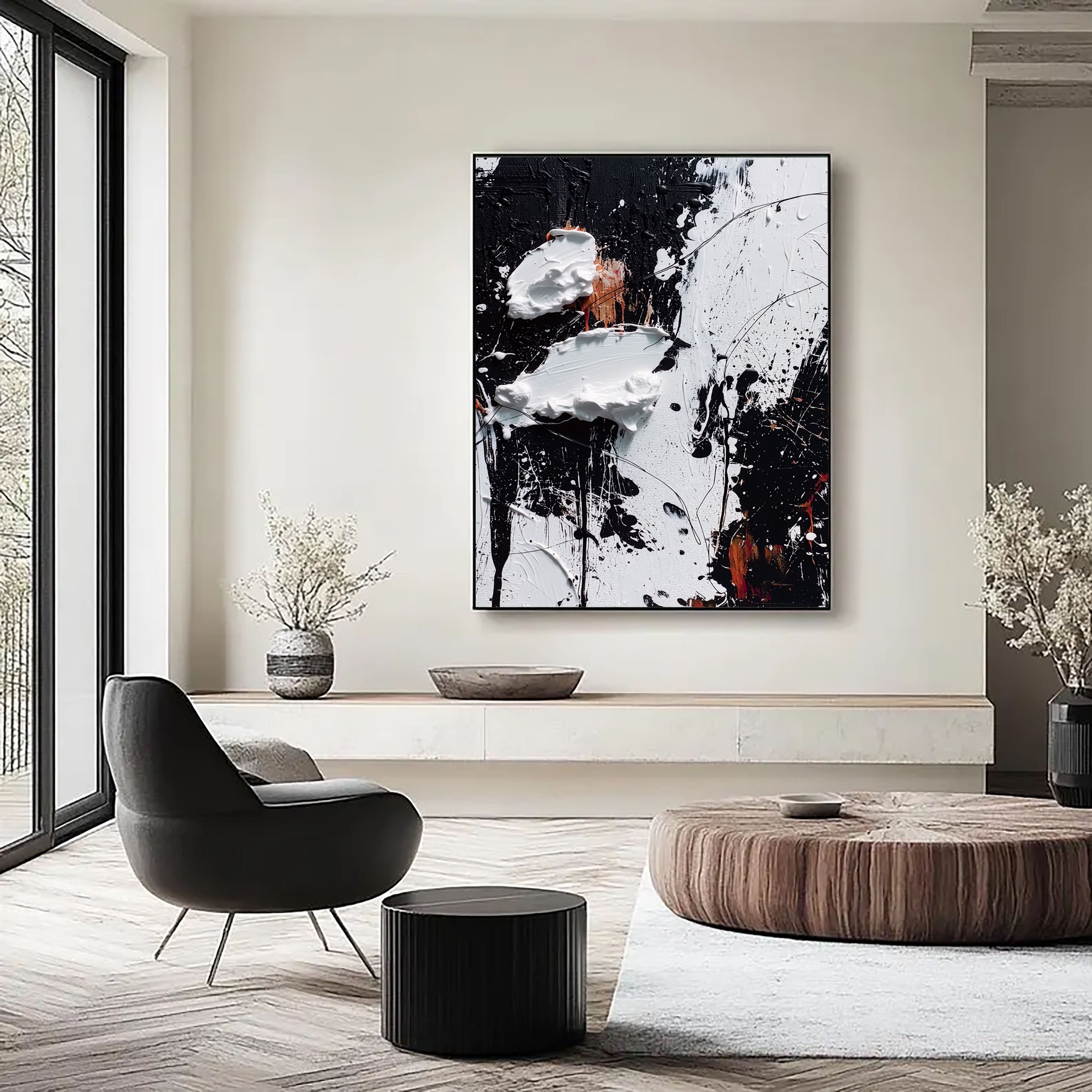 Monochrome Textured Chaos – 2