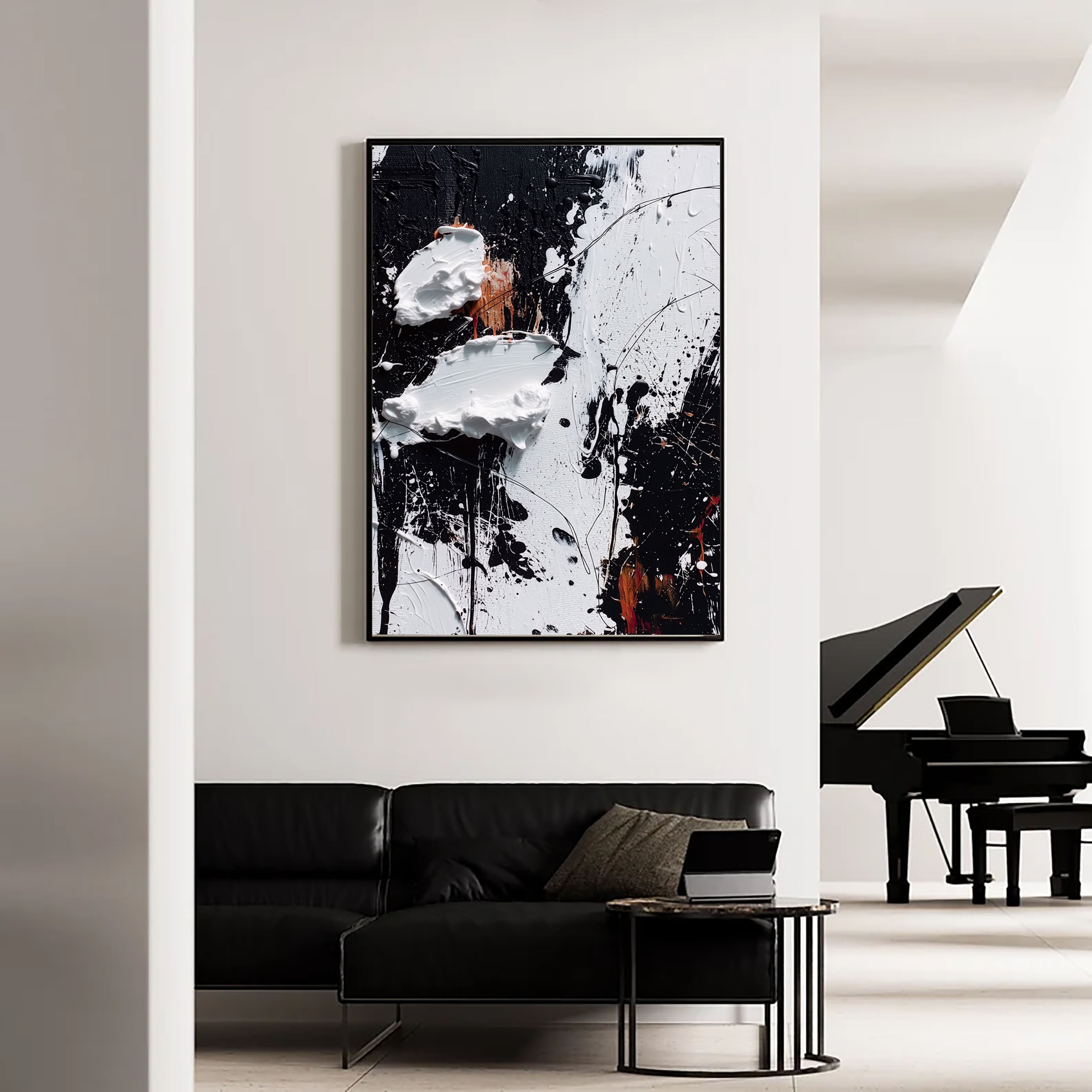 Monochrome Textured Chaos – 4