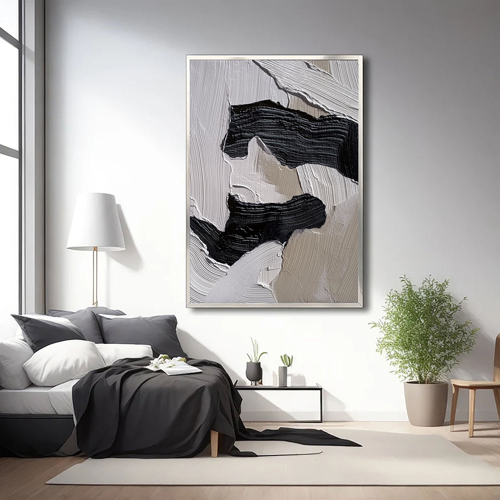 Monochrome Wave Strokes – 4