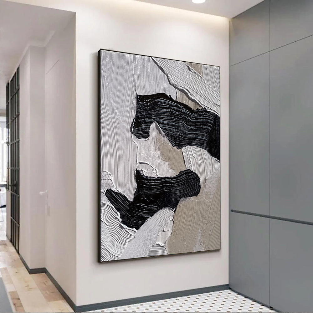 Monochrome Wave Strokes – 5