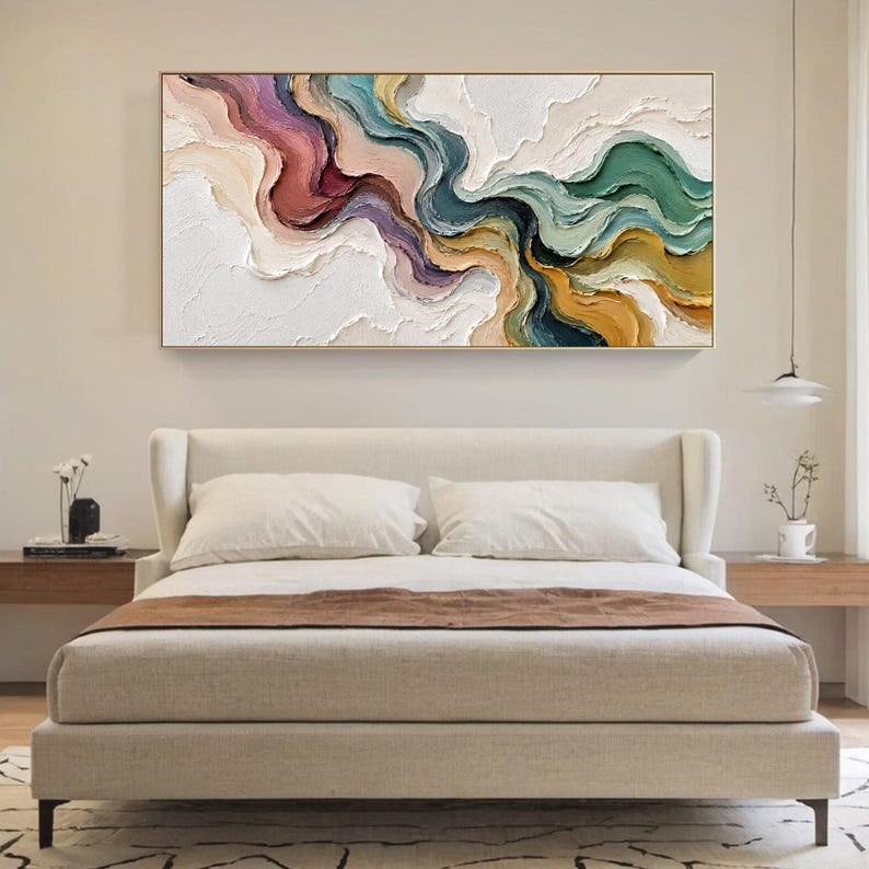 Neutral Abstract Oil Painting – 8