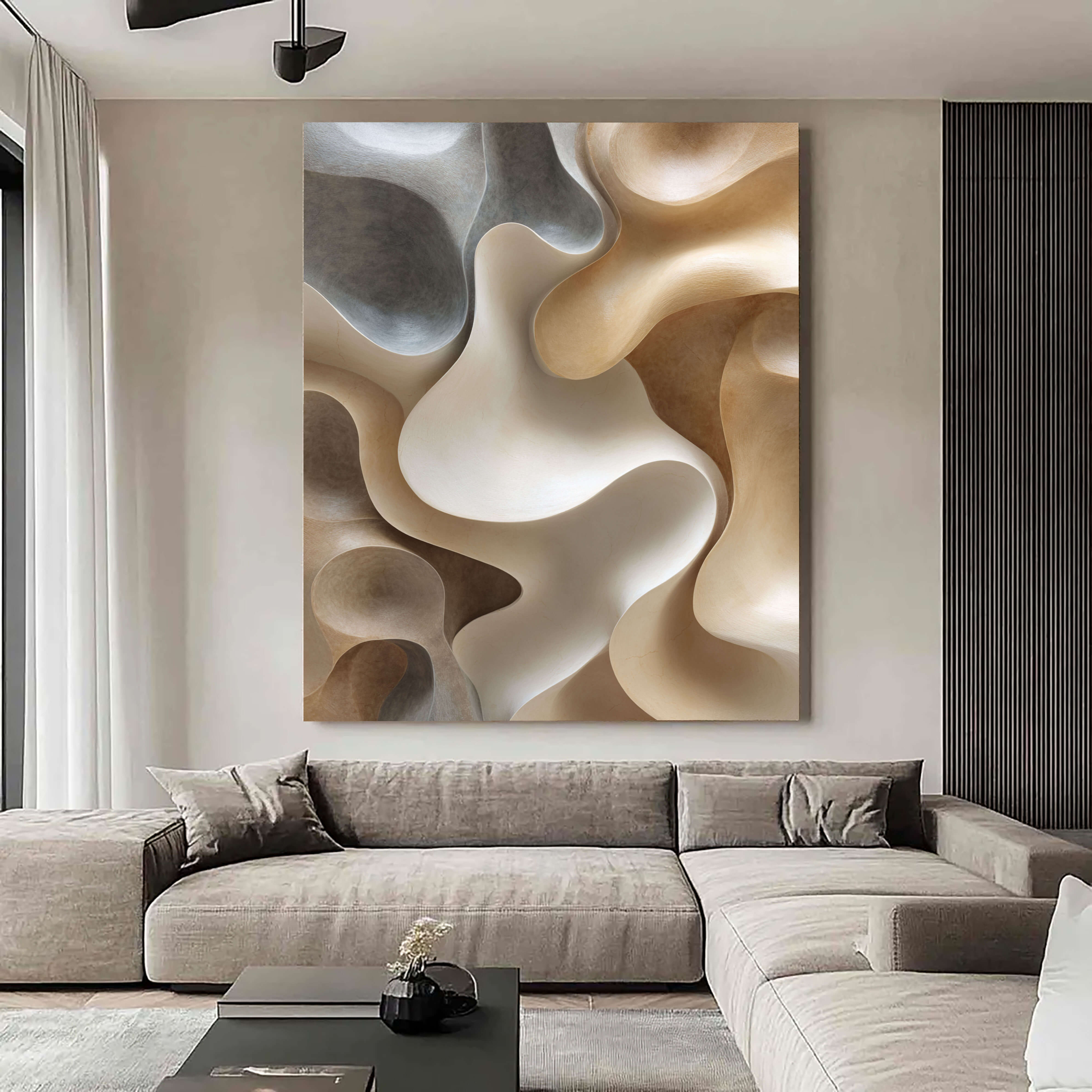 Neutral Curved Relief